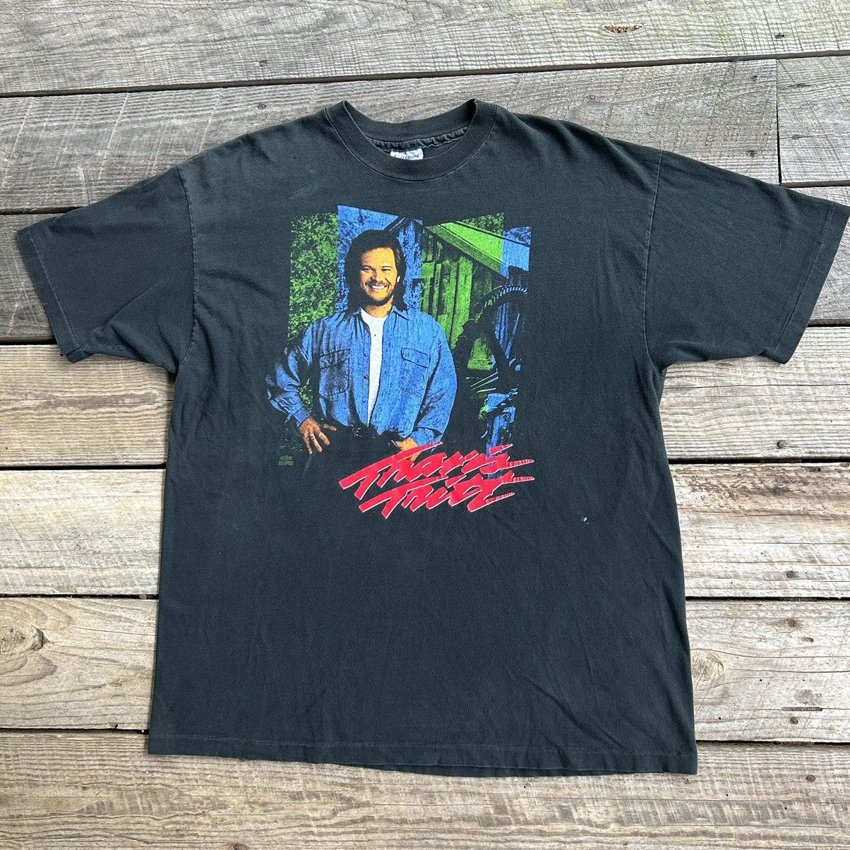 Vintage Vintage 90s Faded Travis Tritt Country Music Band T Shirt | Grailed