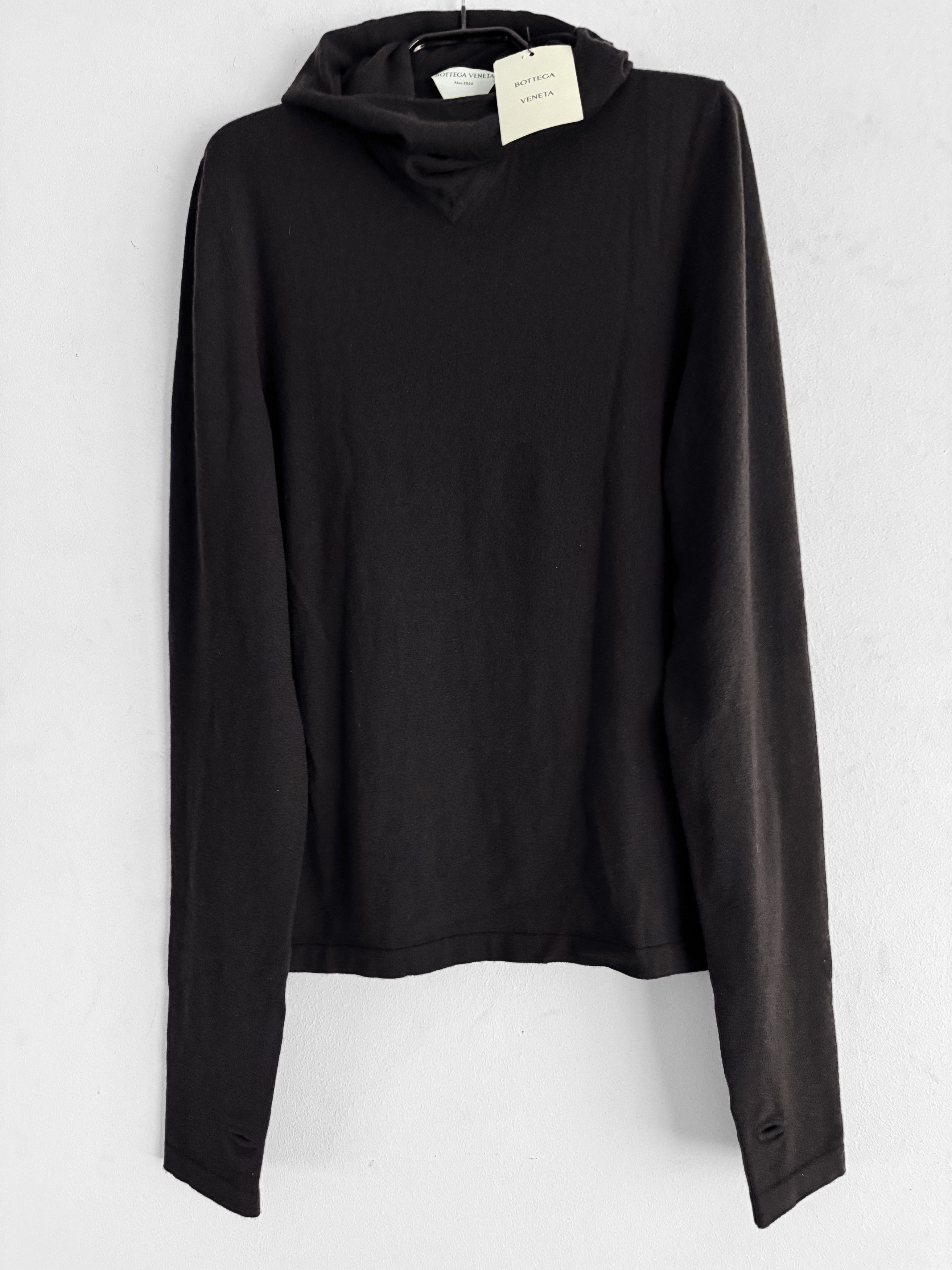 Bottega Veneta Fine-Gauge Cashmere Balaclava Hoodie Size US M / EU 48-50 / 2 - 6 Thumbnail