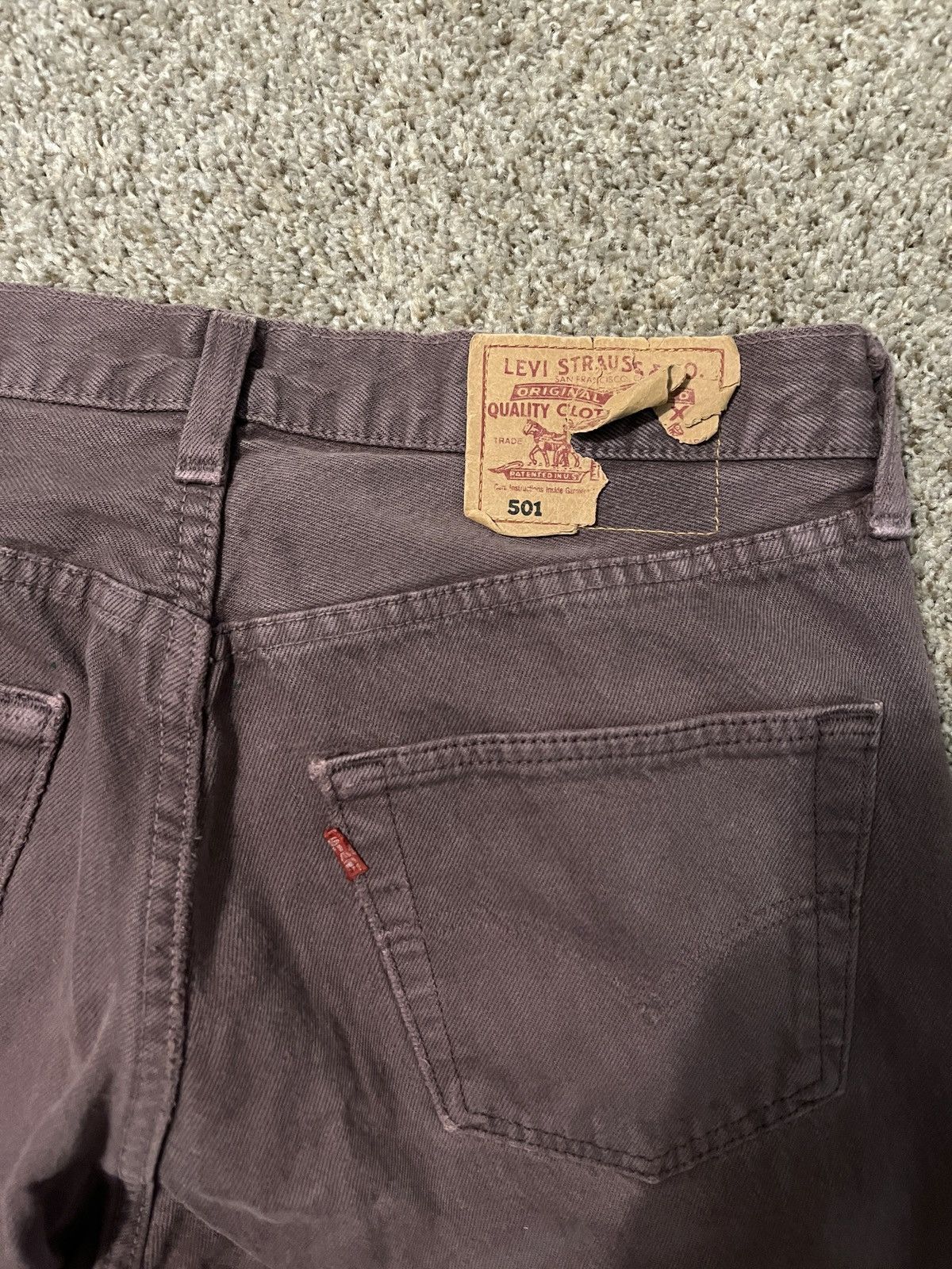Levi's Vintage Clothing Vintage 90s Levi Jeans Flared bottom Size US 31 - 4 Thumbnail
