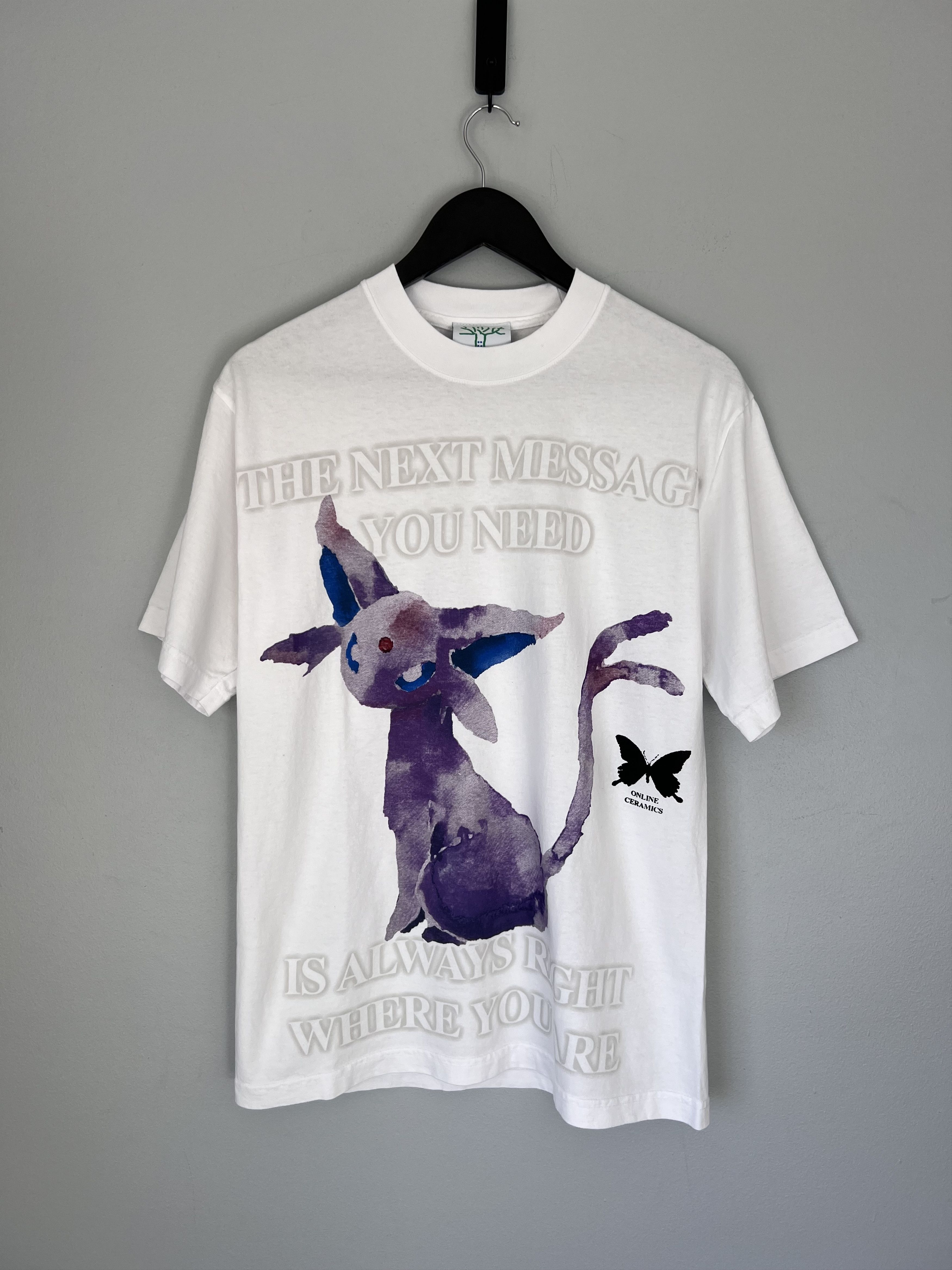 Online Ceramics Online Ceramics Right Where You Are Pokemon Tee in White Size US S / EU 44-46 / 1 - 1 Thumbnail