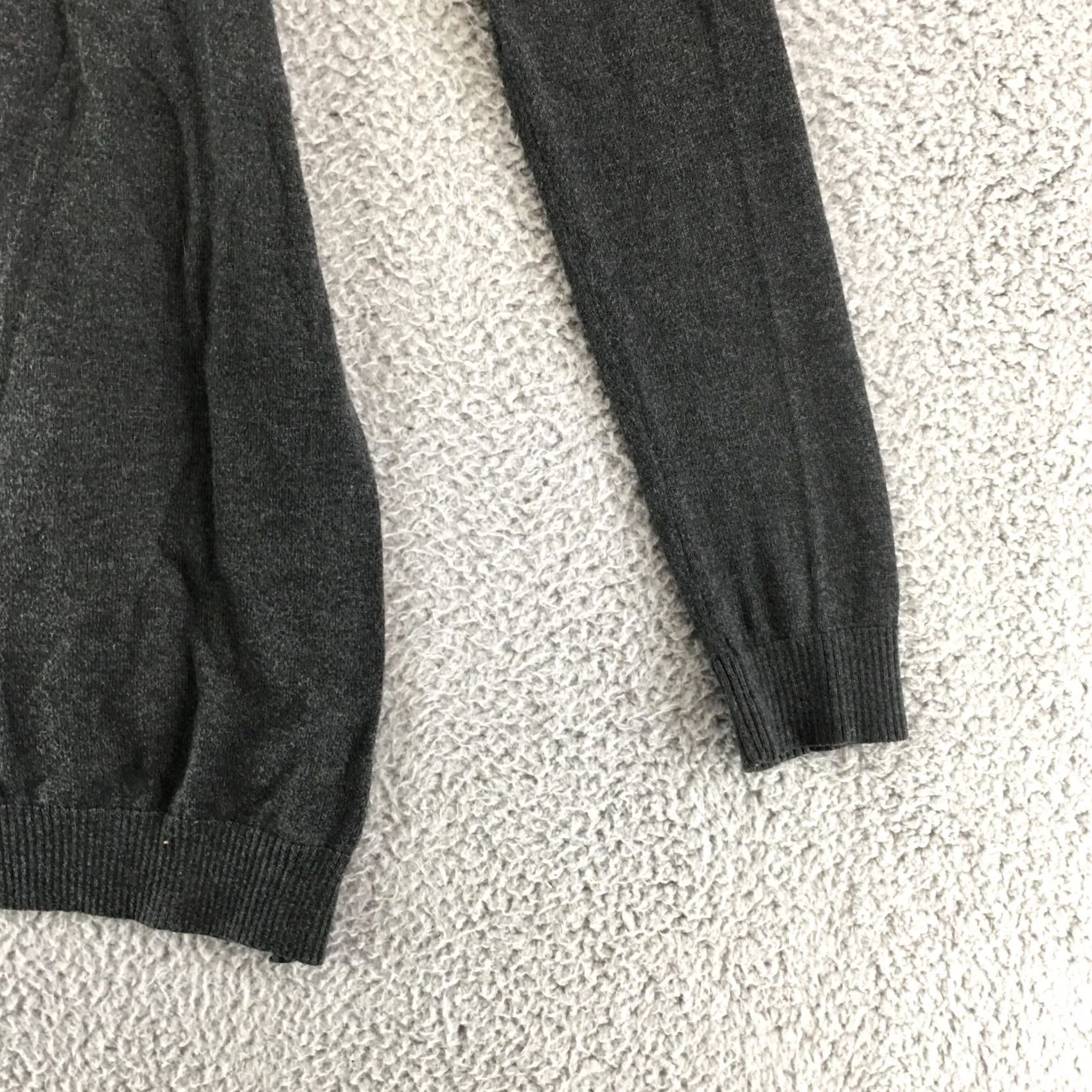 Vintage Liz Lange Maternity Long Sleeve Shirt Womens XS Grey Cotton Blend Pullover Knit Size XS / US 0-2 / IT 36-38 - 3 Thumbnail