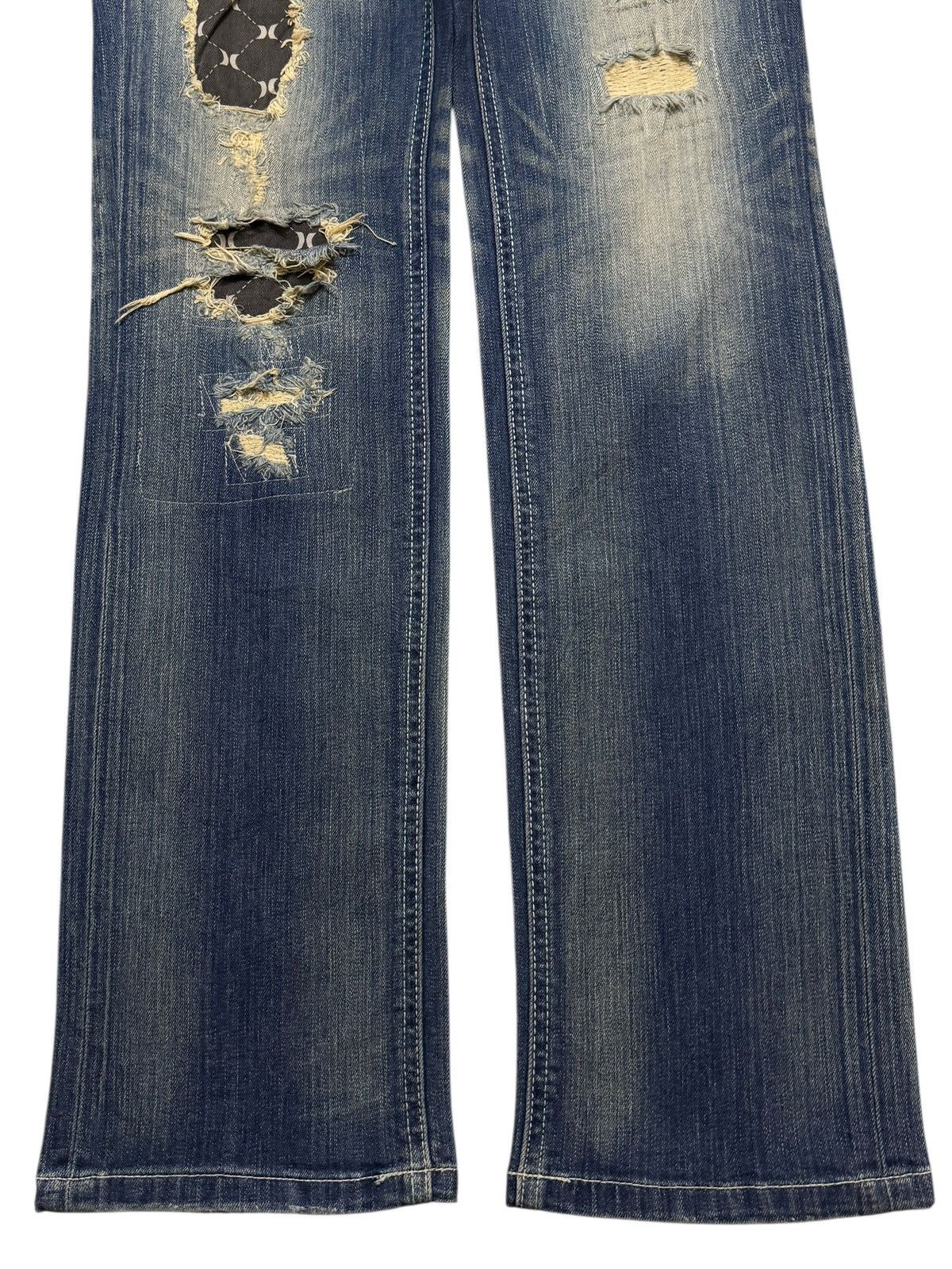 Hurley Vintage Y2K Hurley Blue Faded Wash Distressed Straight Leg Size US 32 / EU 48 - 7 Thumbnail