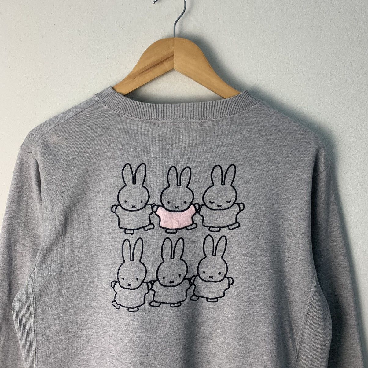 Japanese Brand × Vintage Vintage Miffy Bunny Rabbit Sweatshirt Jumper Pullover Size M / US 6-8 / IT 42-44 - 6 Thumbnail