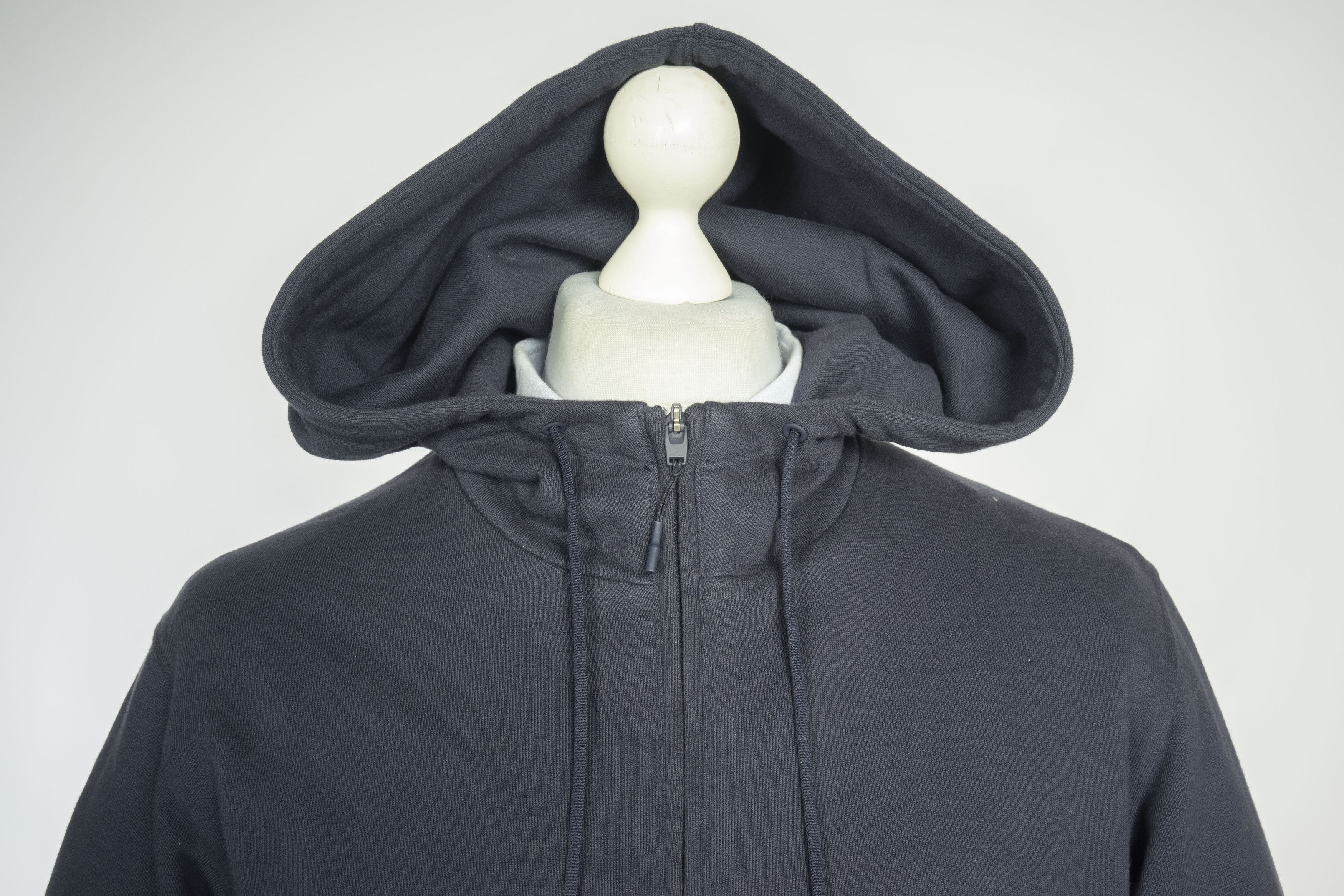 Yohji Yamamoto Y-3 Yohji Yamamoto Adidas Men's Navy Blue Zip Hoodie Size US M / EU 48-50 / 2 - 2 Thumbnail