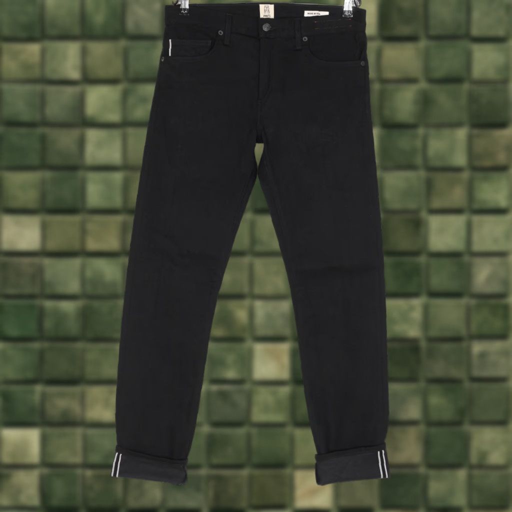 KATO KATO HIROSHI KATO The Pen Slim Selvedge Jeans Men 32 Slim Denim Jeans 5-Pocket Dark Black Size US 32 / EU 48 - 1 Thumbnail