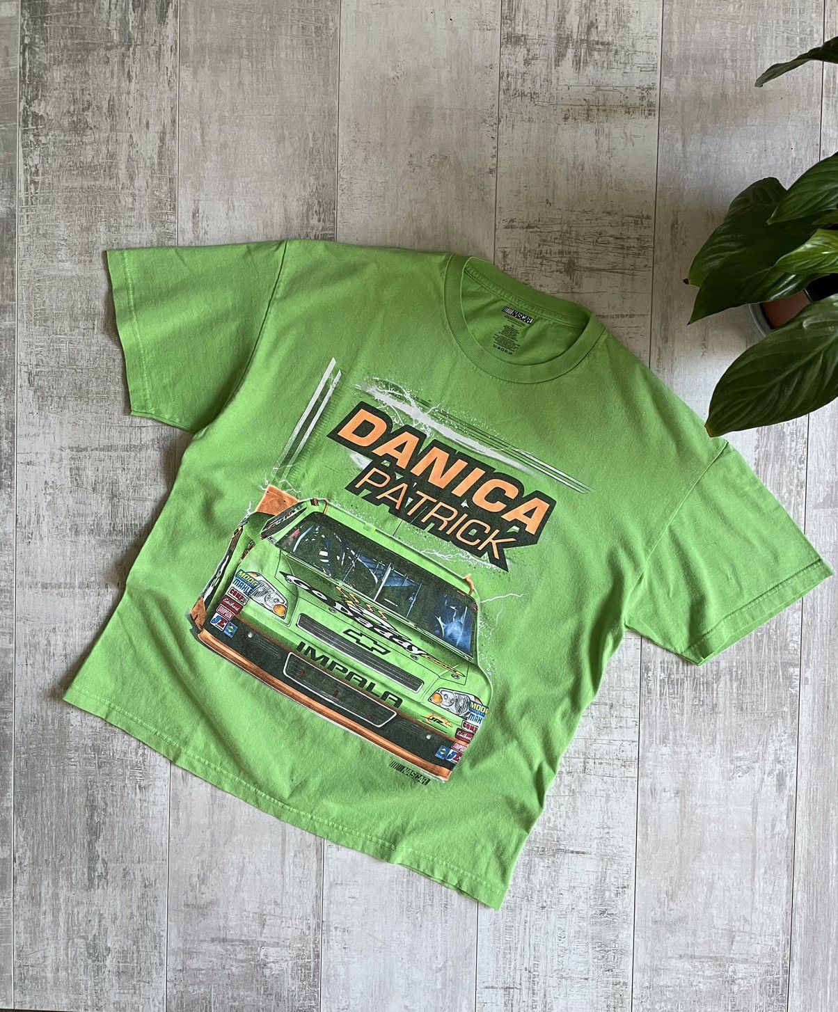 NASCAR × Vintage Vintage NASCAR Danica Patrick T-Shirt Go Daddy Racing Tee Size US XL / EU 56 / 4 - 3 Thumbnail