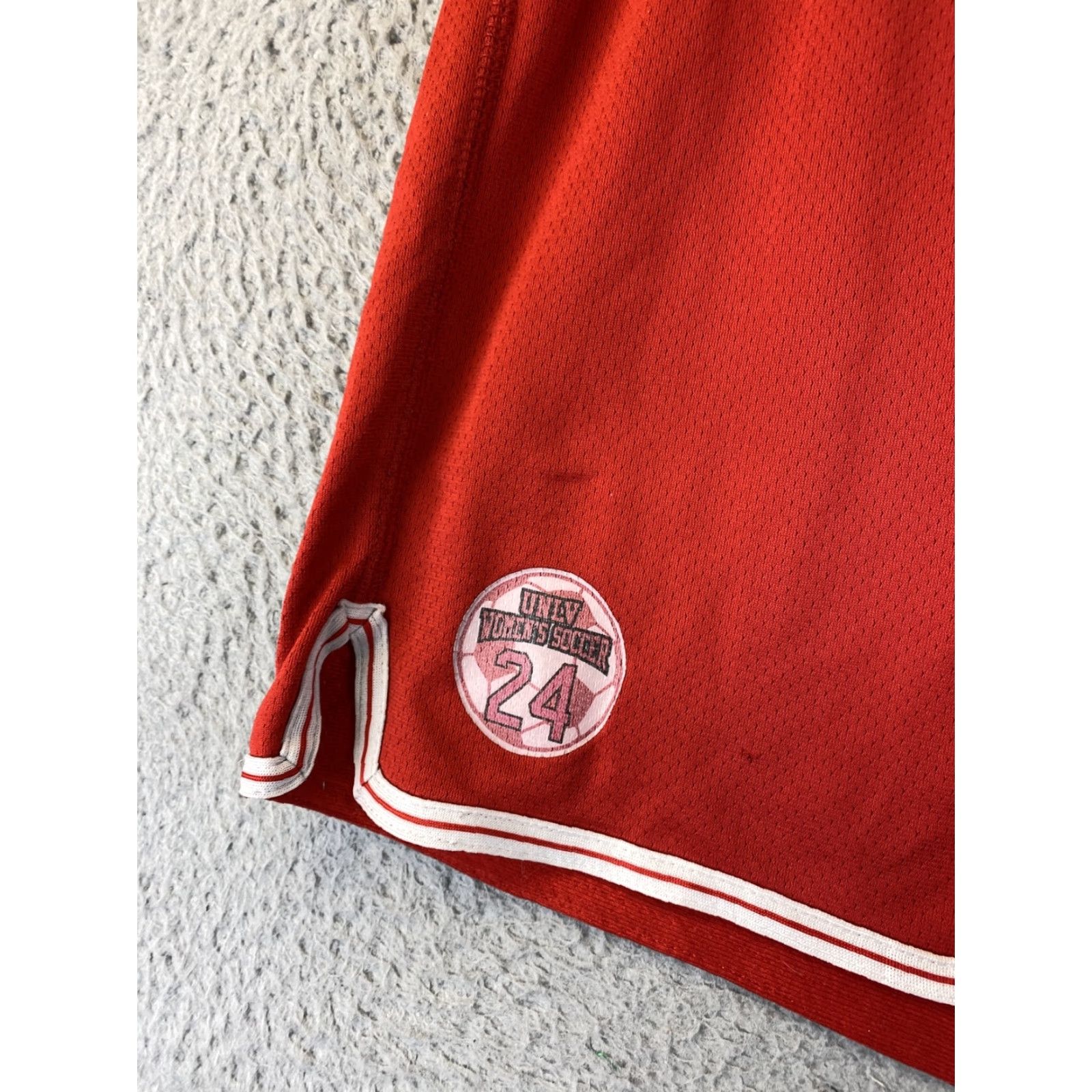 Nike **RED Athletic Running Shorts - NIKE Women's Size M** User: **Red Athletic Running Shorts - Nike Women's Size M** Size 33" - 2 Thumbnail