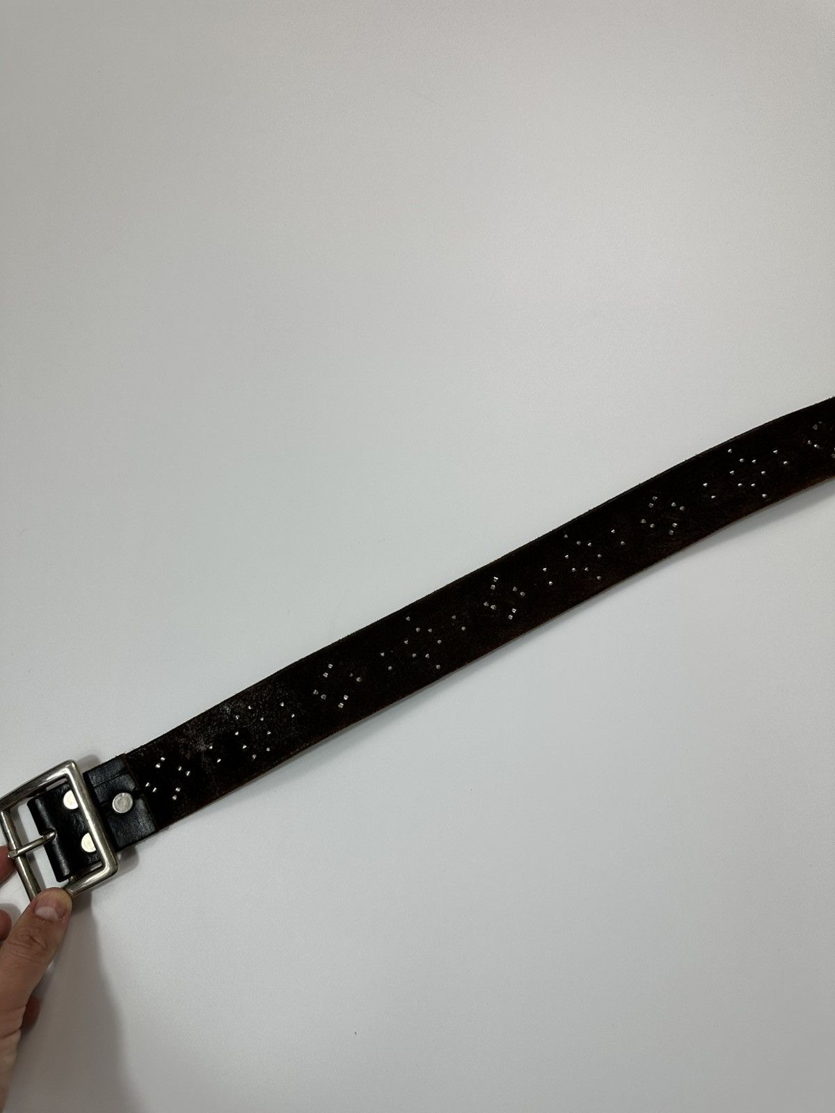 Hollywood Trading Company Hollywood Trading Company Leather Studded Belt Men's 104 Size ONE SIZE - 10 Thumbnail