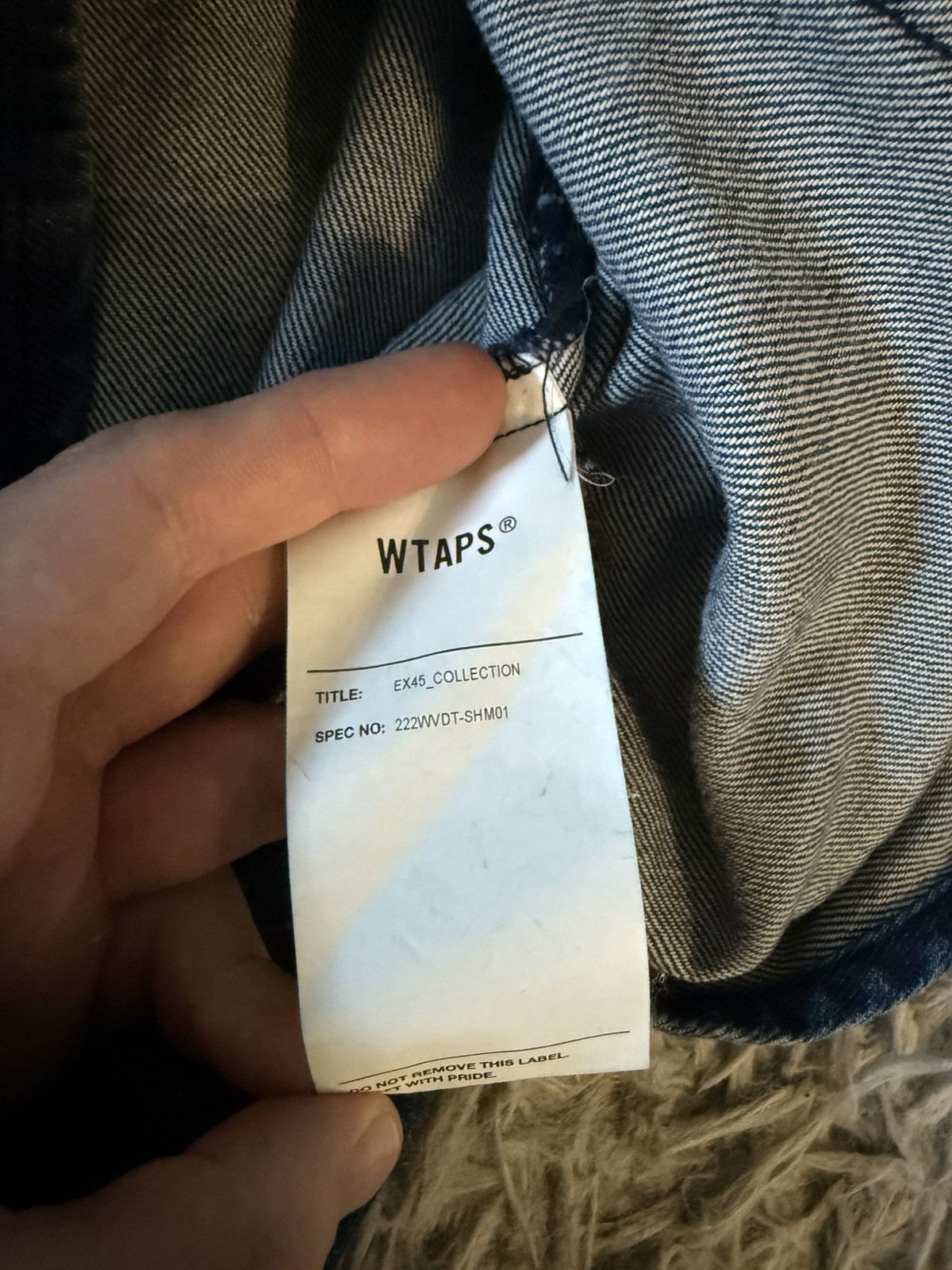 Wtaps Denim overshirt Size US XL / EU 56 / 4 - 4 Thumbnail