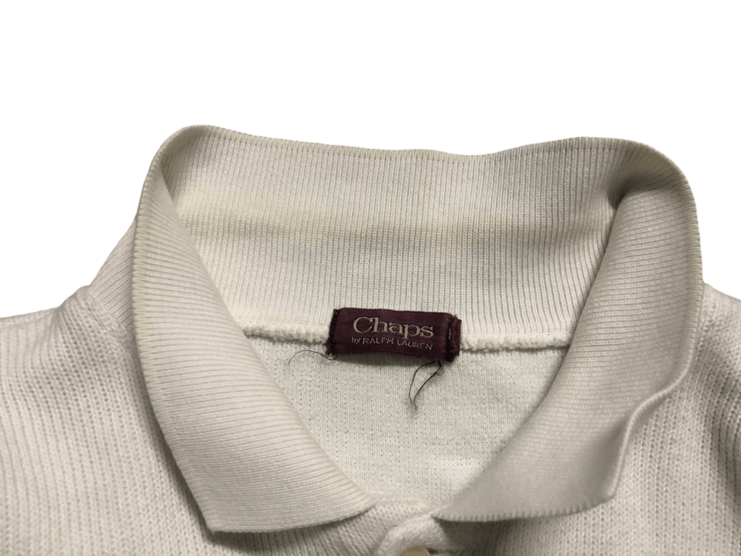 Chaps Ralph Lauren Vintage Chaps Ralph Lauren Collared Half Button Sweater Size US L / EU 52-54 / 3 - 11 Thumbnail