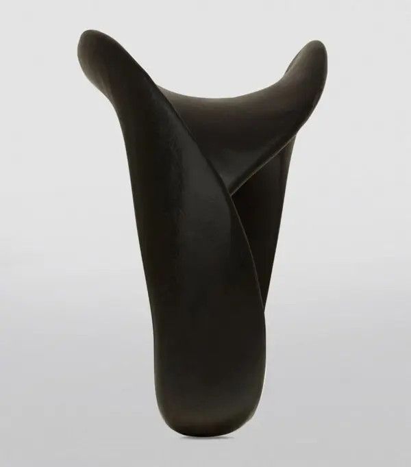 Saint Laurent Paris o1bcso1str0226 Size:M/Twist Cuff In Bamboo in Black Size ONE SIZE - 2 Thumbnail