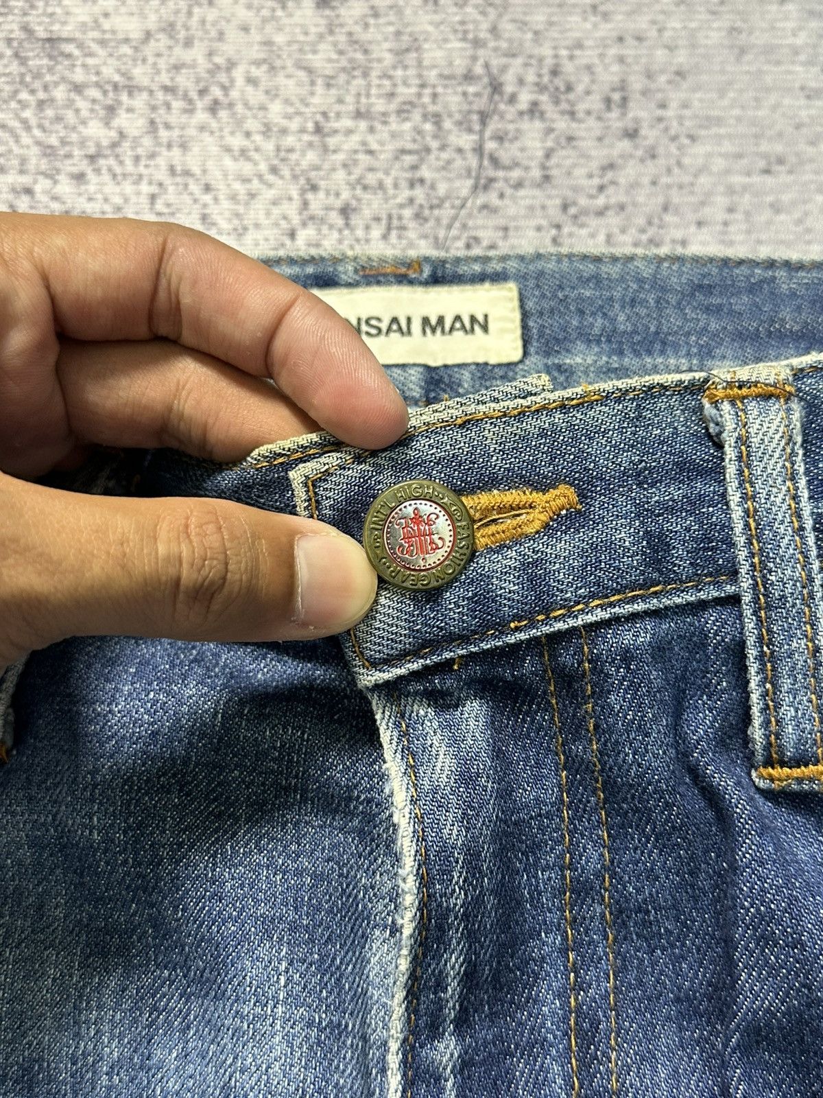 Kansai Yamamoto Kansai Yamamoto Baggy Washed Jeans Size US 32 / EU 48 - 8 Thumbnail