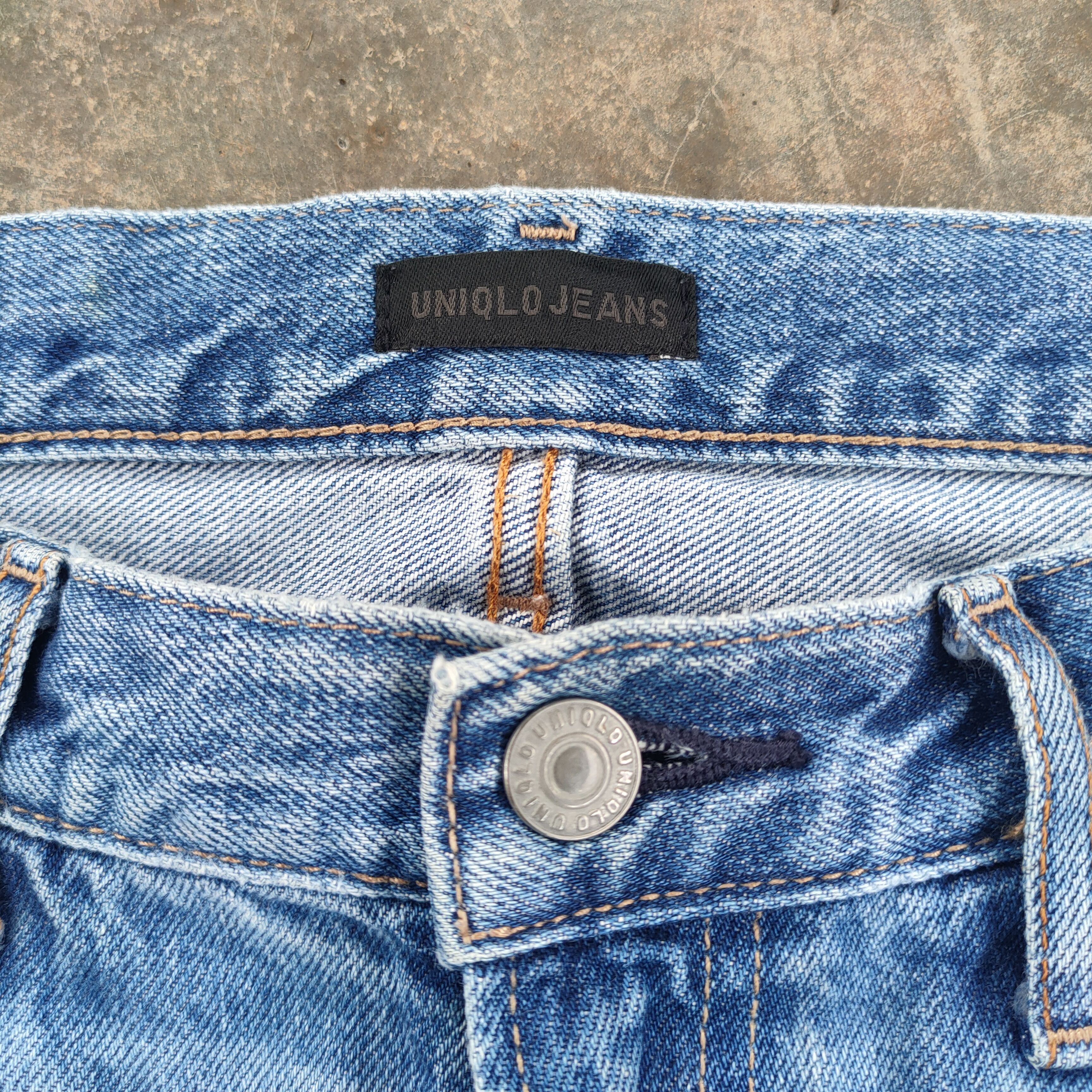 Black Label × Japanese Brand × Jean VINTAGE JAPANESE FADED RIPPED JEANS DENIM PANTS Size US 32 / EU 48 - 5 Thumbnail