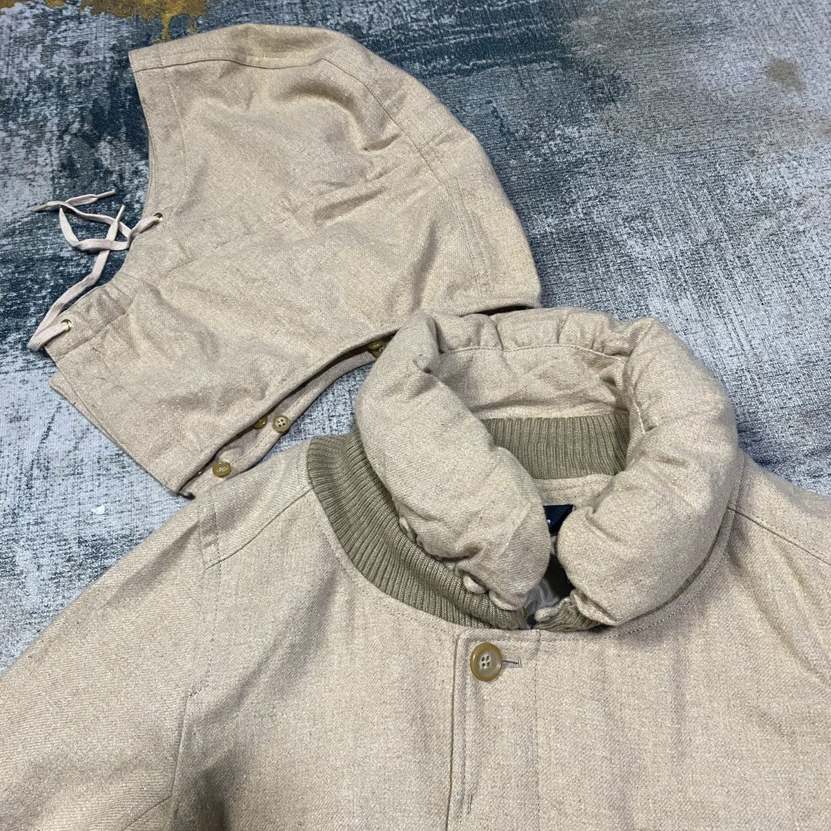 Issey Miyake × mercibeaucoup ISSEY MIYAKE MERCIBEAUCOUP WOOL BOMBER JACKET Size US L / EU 52-54 / 3 - 13 Thumbnail