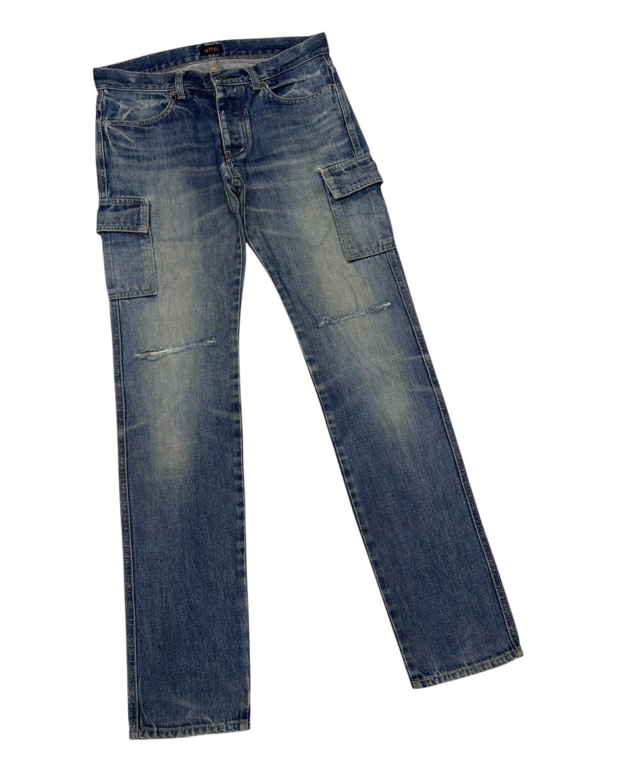Kapital DMG DOMINGO DENIM CARGO JEANS Size 30" / US 8 / IT 44 - 3 Thumbnail