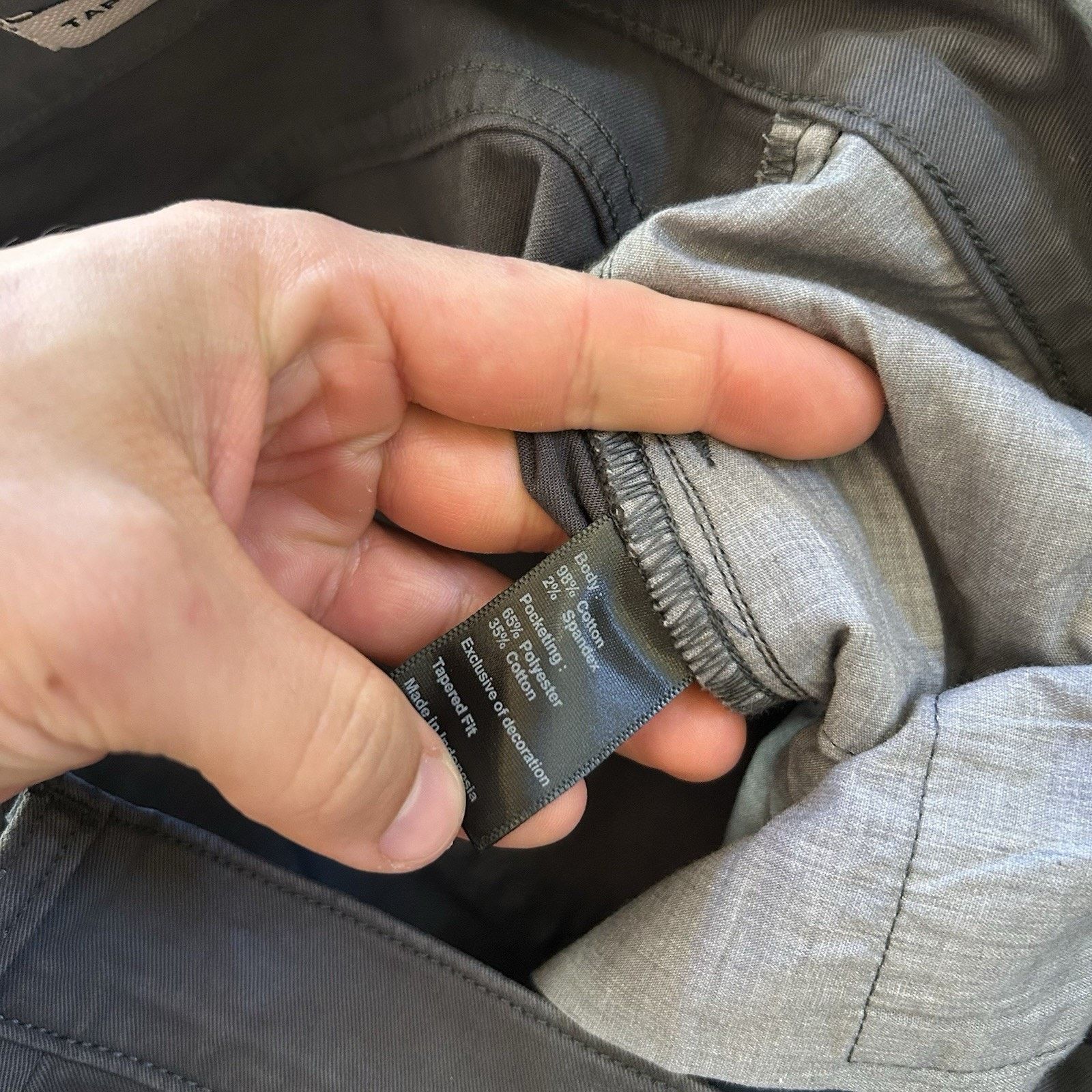 Flint And Tinder NEW Huckberry 365 Tapered Fit Stretch Chino Pants 34x32 Size US 34 / EU 50 - 3 Thumbnail