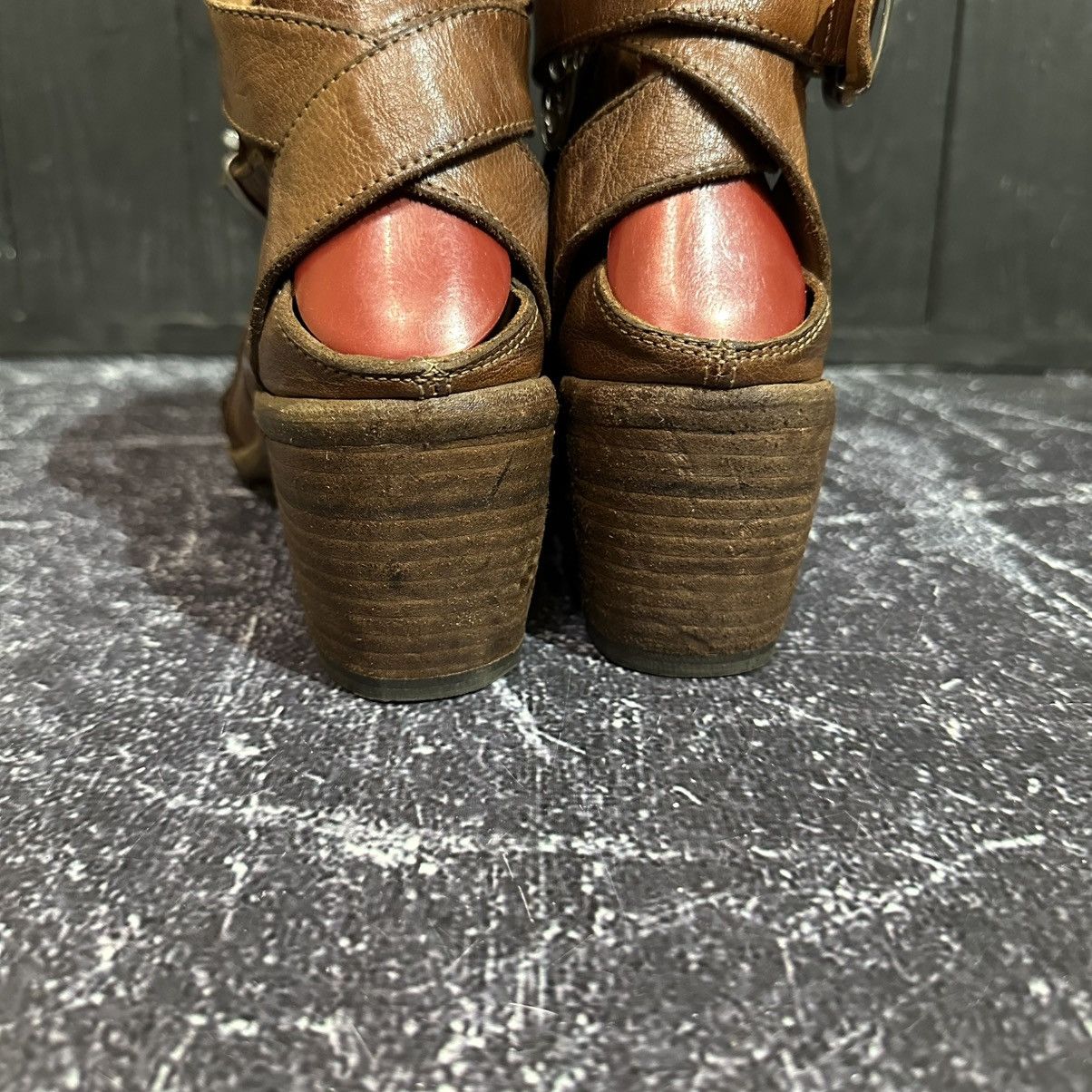Other FAUZIAN JEUNESSE VINTAGE wmns Leather Cowboy boots 38.5 size Size US 8.5 / IT 38.5 - 9 Thumbnail