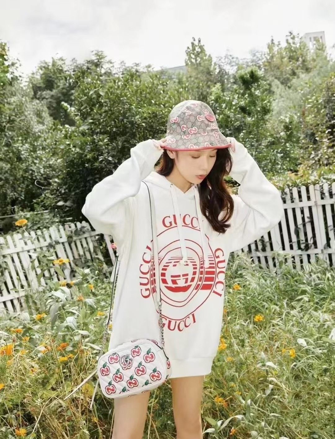 Gucci Gucci gray vintage record logo hoodie Size US XS / EU 42 / 0 - 7 Thumbnail
