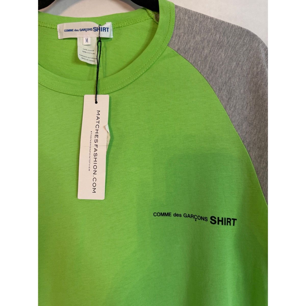 Comme des Garcons SHIRT COMME des GARÇONS SHIRT 3/4 SLEEVE T-SHIRT Size US M / EU 48-50 / 2 - 2 Thumbnail