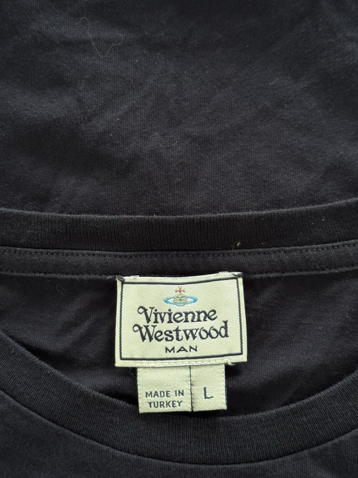Vivienne Westwood Vivienne Westwood Fabulos Small Logo Classic T-Shirt Size US L / EU 52-54 / 3 - 8 Thumbnail