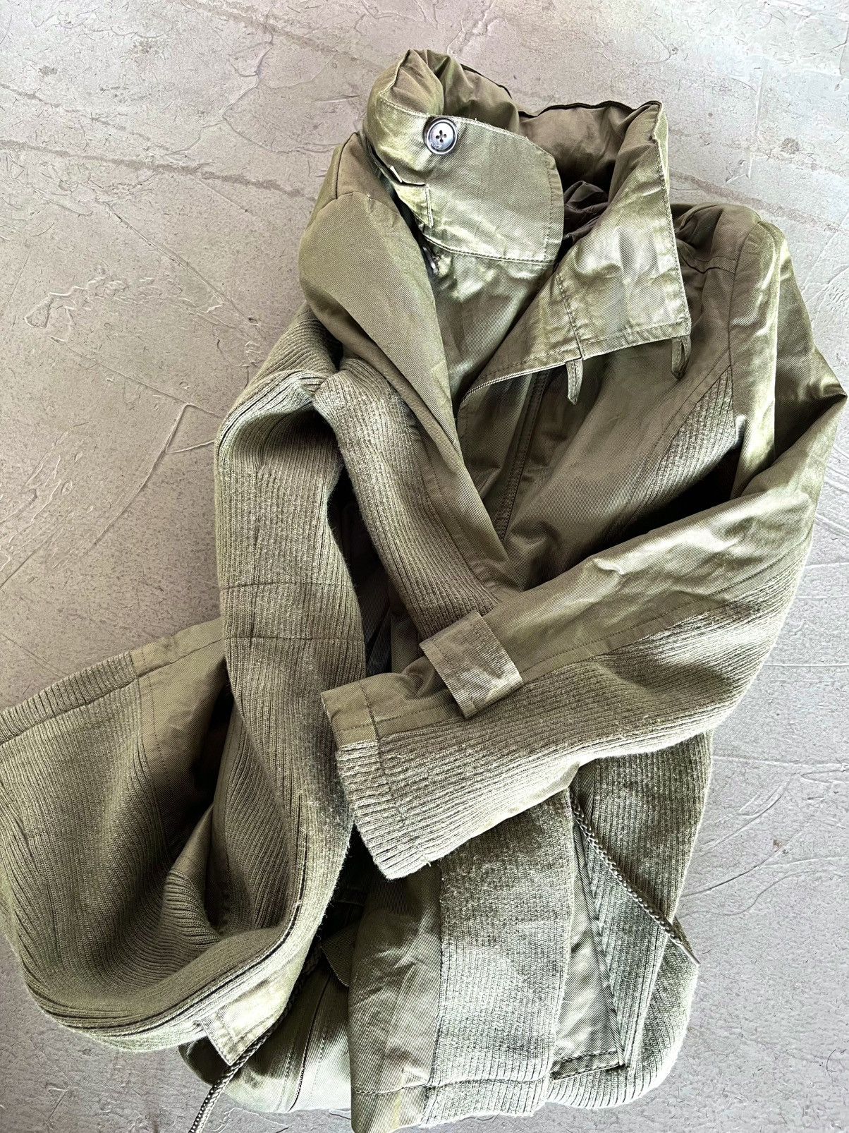 If Six Was Nine × Japanese Brand × Tornado Mart TORNADO MART Nylon x Knit wool Style PUNK x MILITARY// Size M / US 6-8 / IT 42-44 - 8 Thumbnail