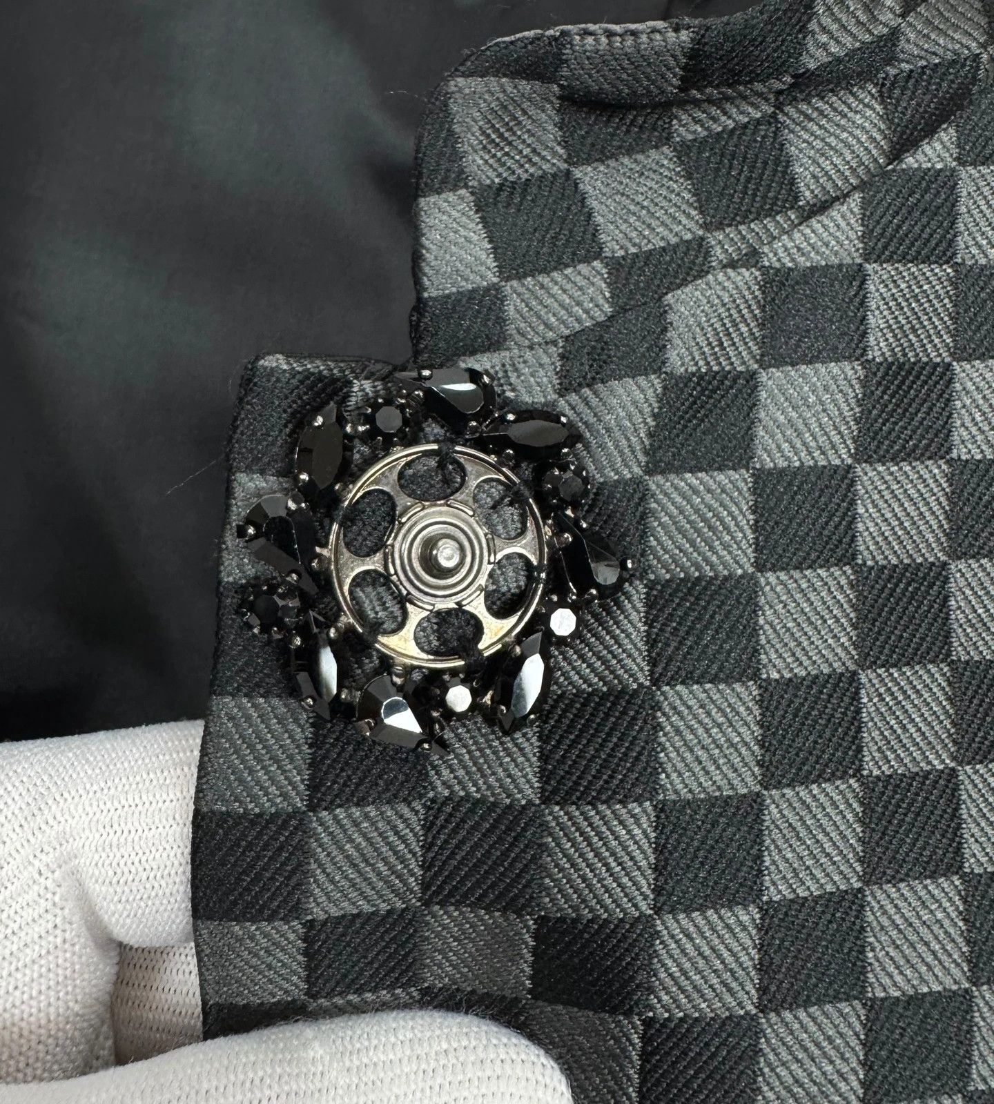 Other Maison Common Munich Damier Coat Polyester Silk size 38 Size M / US 6-8 / IT 42-44 - 14 Thumbnail