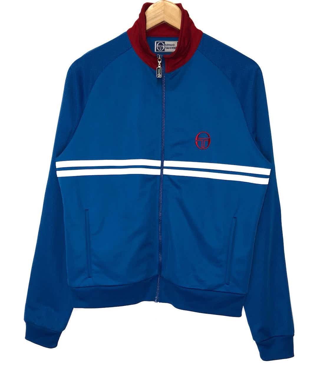 image of Bjorn Borg x Sergio Tacchini Vintage Sergio Tacchini Sweaters Jacket in Blue, Men's (Size Medium)