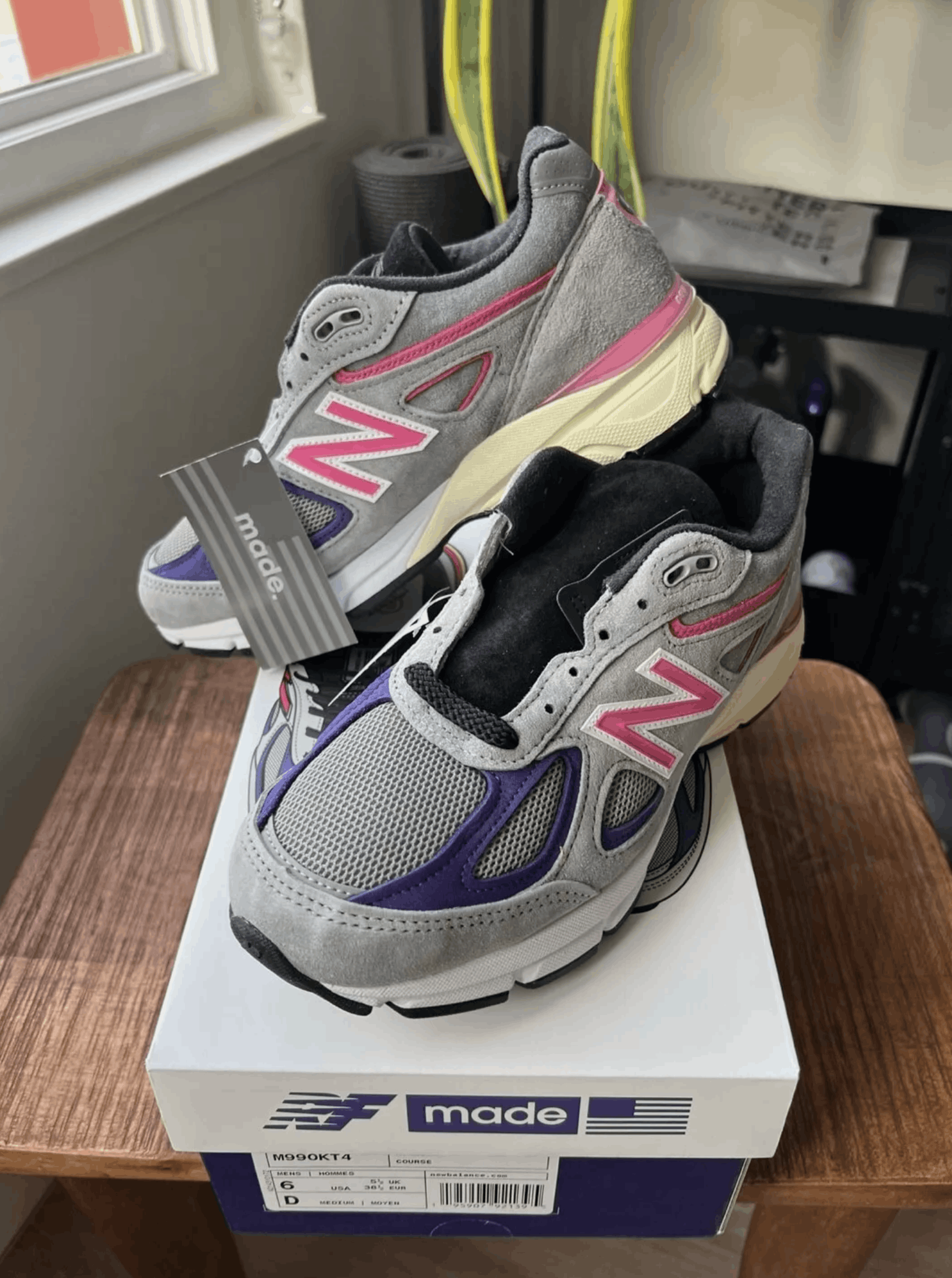 Kith × New Balance Kith x New Balance 990v4 UnitedArrows&Sons M990KT4 M6 / W7.5 Size US 7.5 / IT 37.5 - 4 Thumbnail