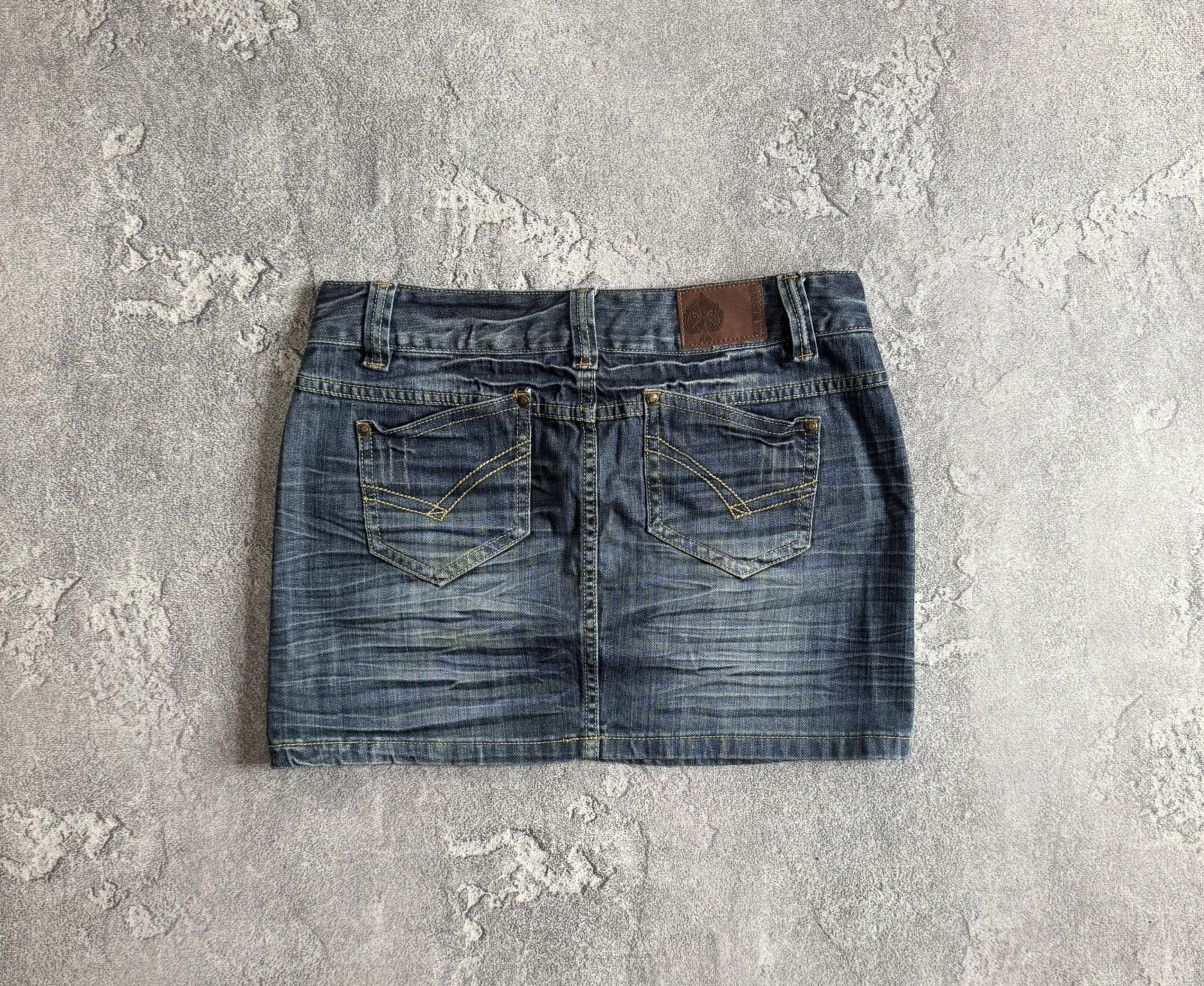 Japanese Brand Y2K avantgarde denim mini skirt hysteric glamour japanese Size 27" / US 4 / IT 40 - 2 Thumbnail