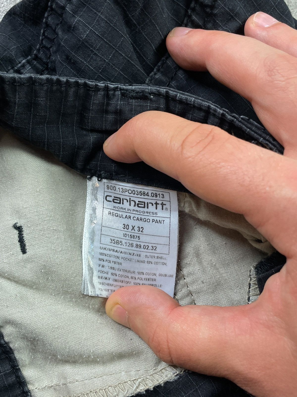Carhartt Black Carhartt Cargo Pants Size US 30 / EU 46 - 4 Thumbnail