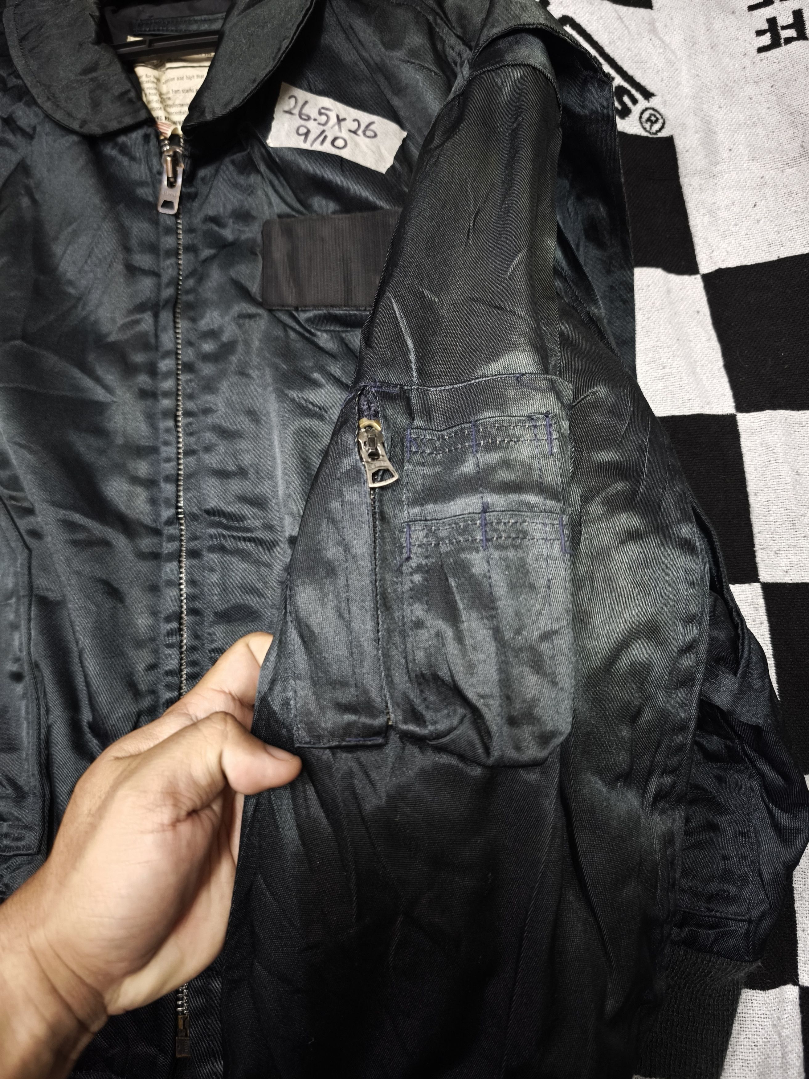 Vintage VERY RARE VINTAGE TITAN CLOTH FLIGHT JACKET BOMBER CWU 55/P Size US XL / EU 56 / 4 - 4 Thumbnail