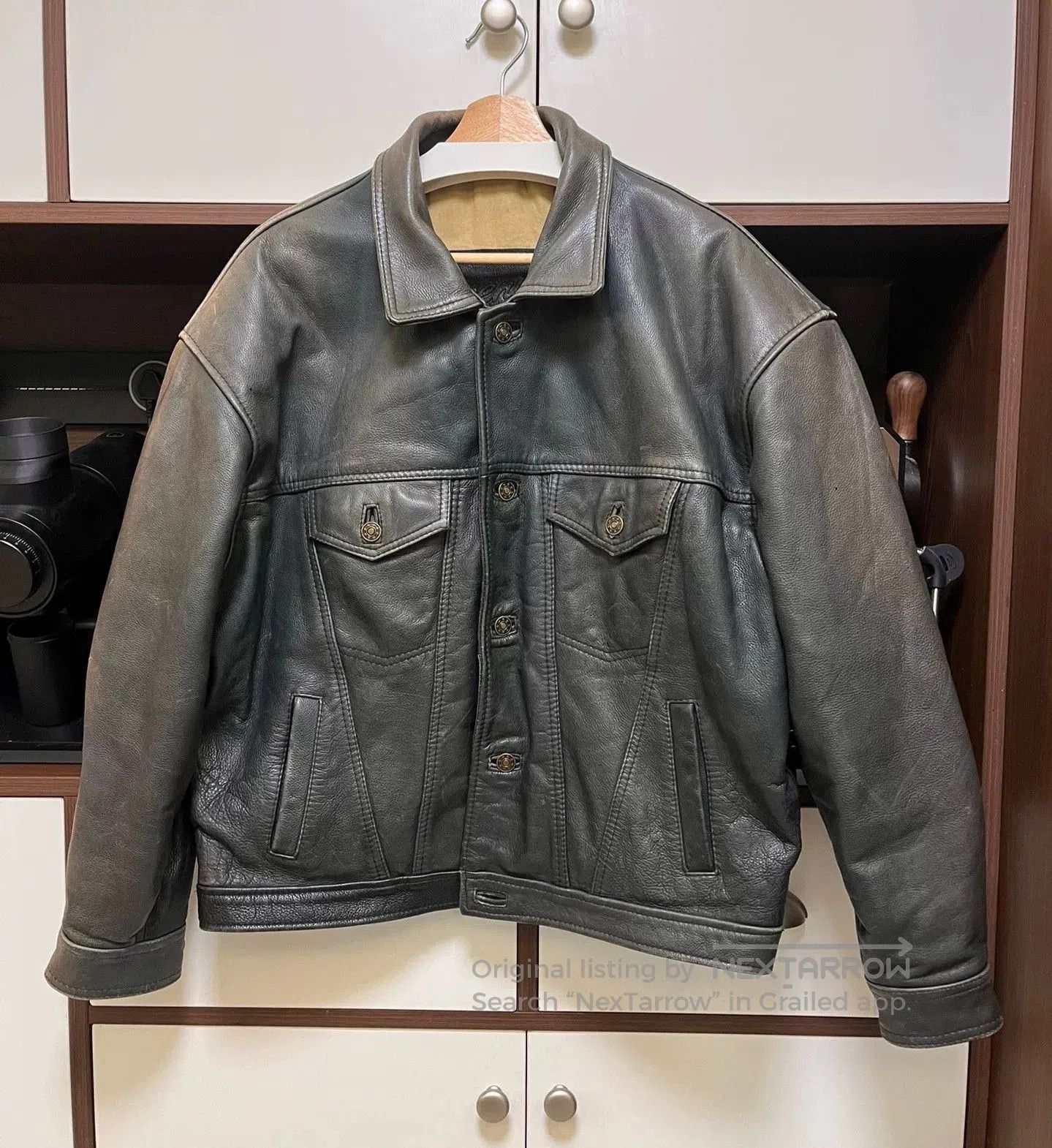 Vintage Vintage Leather Jacket. Size US M / EU 48-50 / 2 - 1 Thumbnail