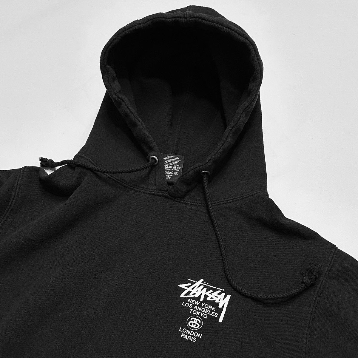 Stussy Stussy thrashed bronx Compton rare hoodie USA made vintage Size US M / EU 48-50 / 2 - 2 Thumbnail