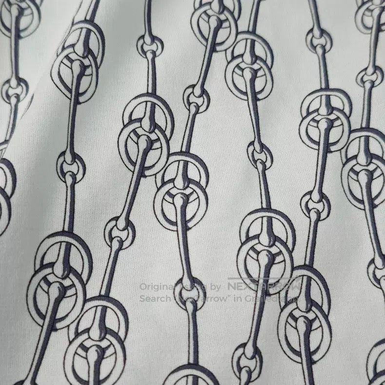 Hermes Hermes White Rope Pattern Short Sleeve Dress Size XS / US 0-2 / IT 36-38 - 7 Thumbnail