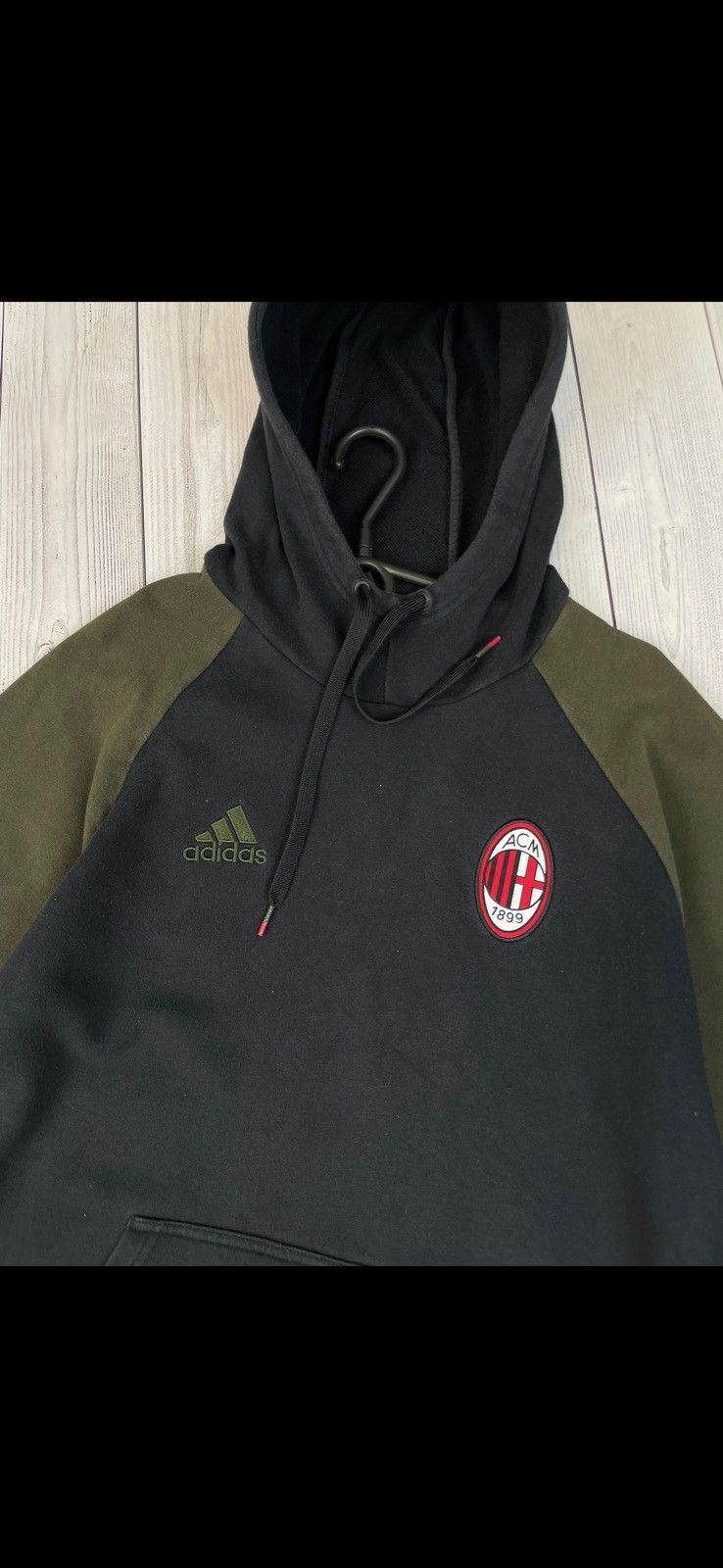 Adidas Vintage AC Milan hoodie soccer size XL Size US XL / EU 56 / 4 - 2 Thumbnail