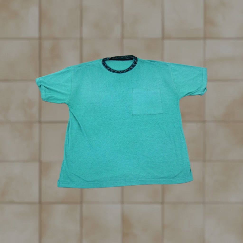 Vintage Vintage BVD Shirt Mens Large Blue Green Tribal Aztec Single Stitch Made in USA Shirt Mens Large Blue Size US L / EU 52-54 / 3 - 1 Thumbnail