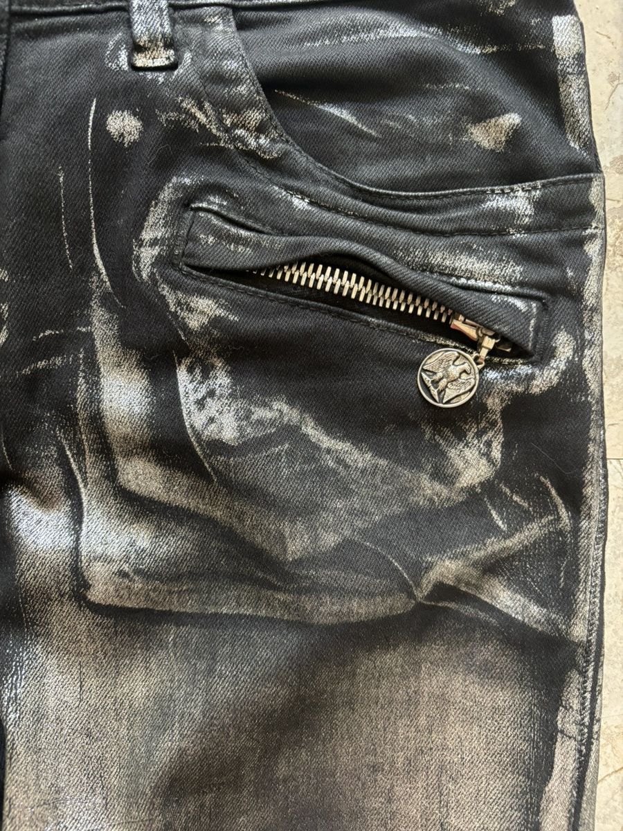 Balmain Balmain Waxed Eagle coin Denim SS11 By Decarnin Size US 32 / EU 48 - 2 Thumbnail