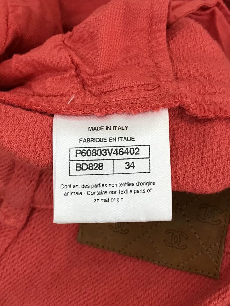 Chanel chanel Red double C made old washed shorts Size 42" / US 20 - 5 Thumbnail