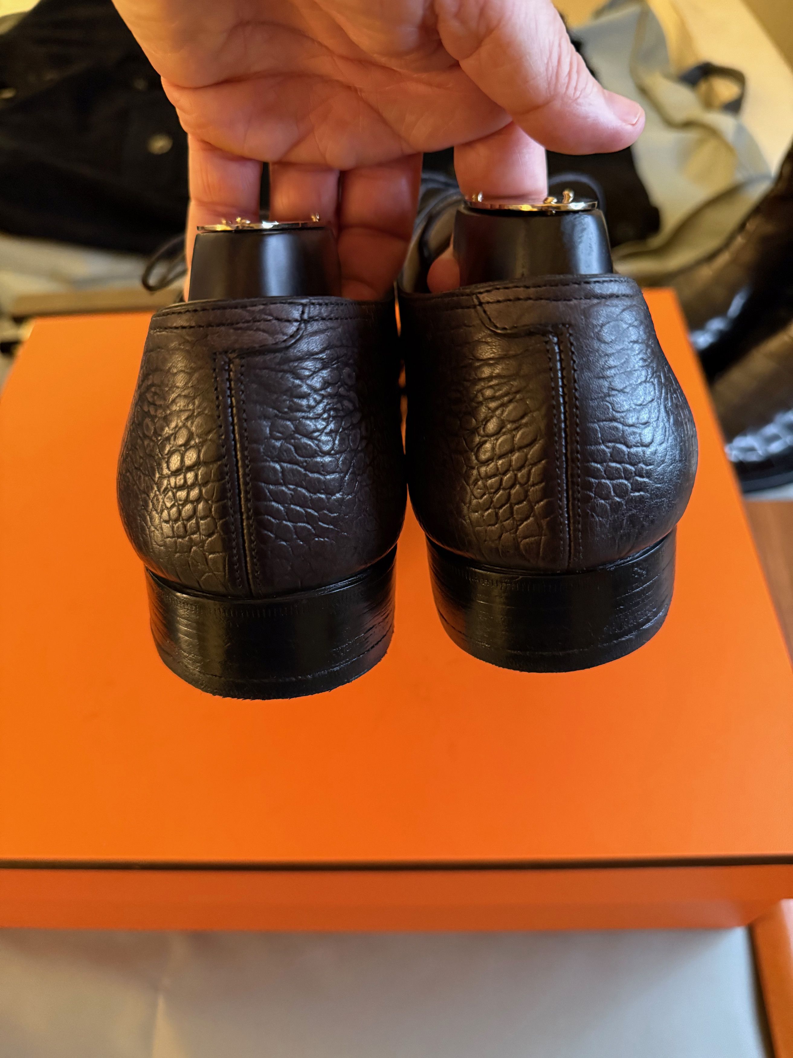 Berluti Ultimate Ultra-Rare $4,150 Alligator Croc Embossed Oxfords Size US 10.5 / EU 43-44 - 16 Thumbnail