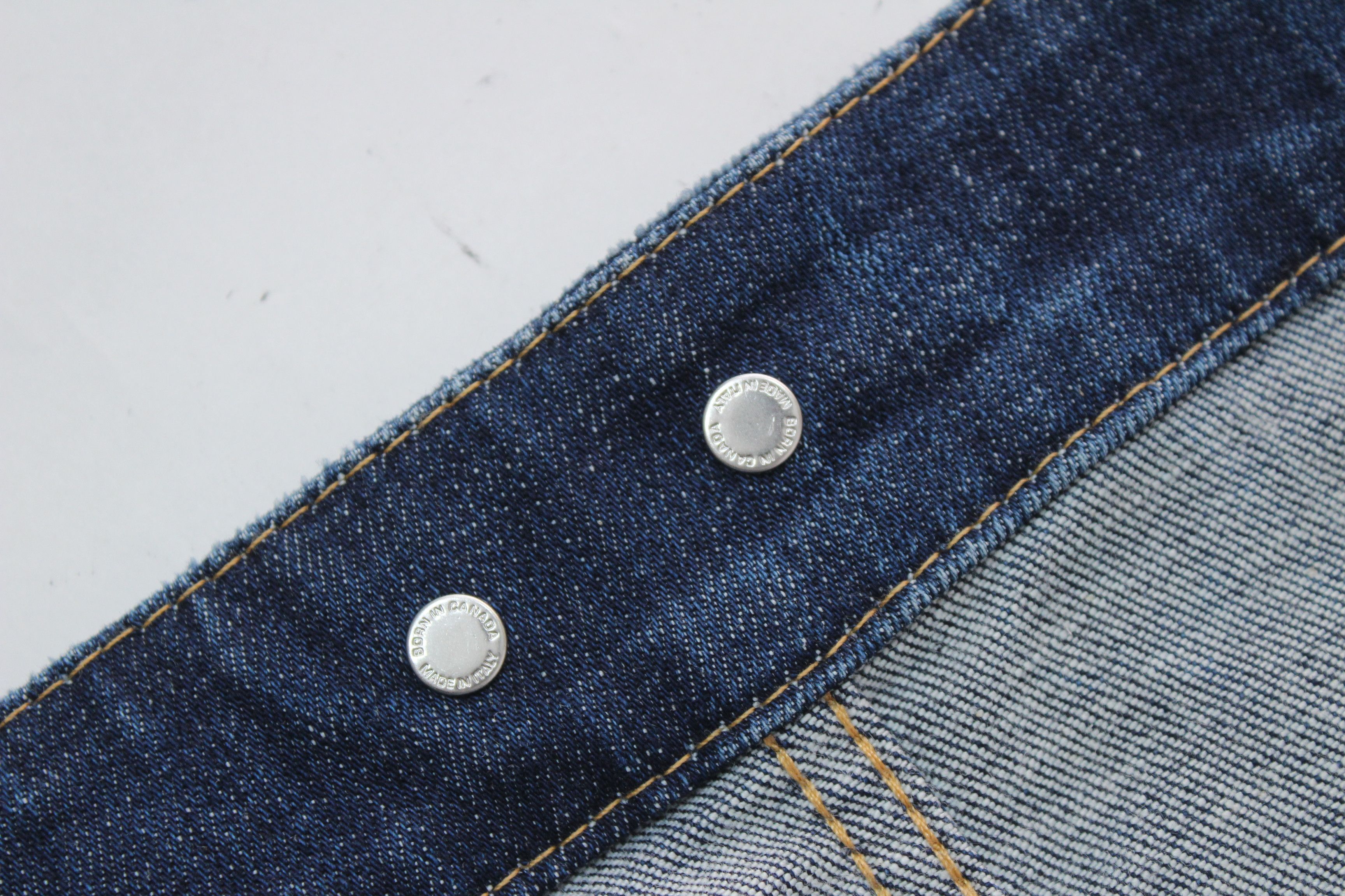 Dsquared2 Dsquared2 ICON Distressed Denim Vest Cargo Pocket IT 46 / S Size US S / EU 44-46 / 1 - 14 Thumbnail