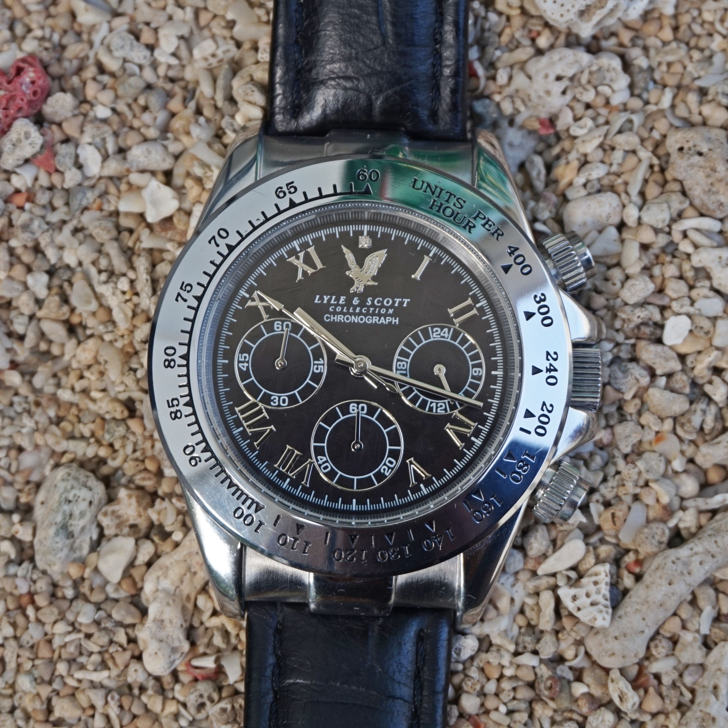Lyle & Scott Lyle and Scott Chronograph watch dial texture Size ONE SIZE - 3 Thumbnail