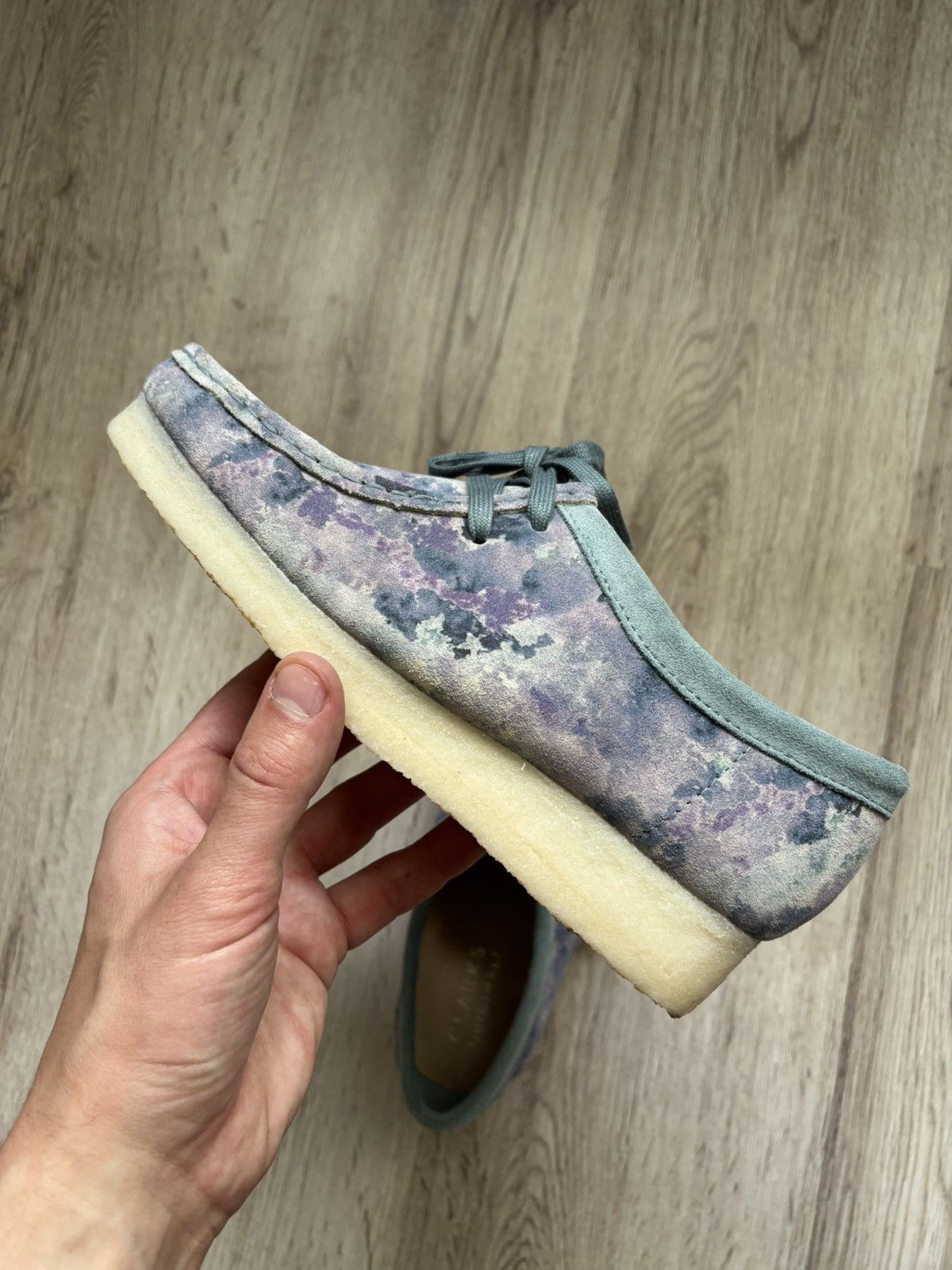 Clarks Clarks Wallabee floral multicolor print leather Size US 8.5 / IT 38.5 - 19 Thumbnail