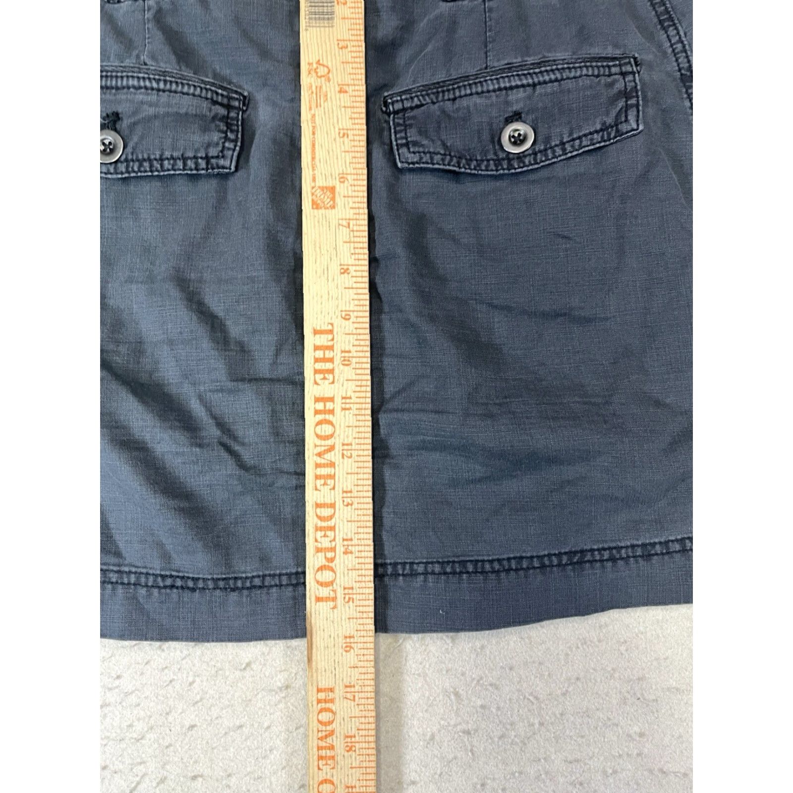 Free People Free People Skirt Gray Women Size 4 Cargo Mini Short US** Size 27" / US 4 / IT 40 - 4 Thumbnail