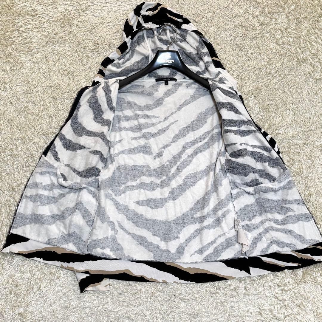 Gucci Gucci Zebra Parka Hoodie - Silver Hardware, Size M Size US M / EU 48-50 / 2 - 6 Thumbnail