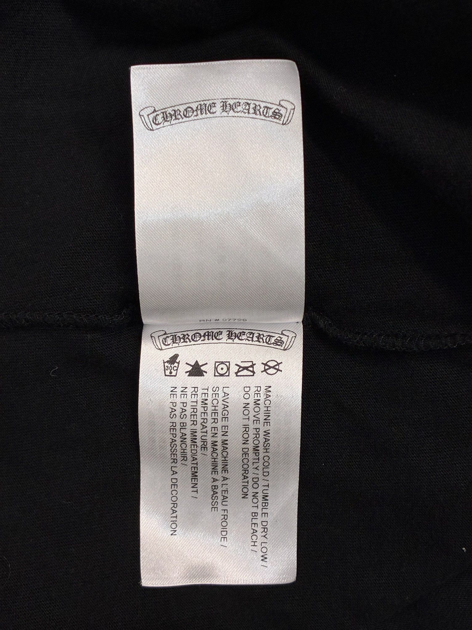 Chrome Hearts Chrome Hearts Multicolor Floral Long Sleeve Black Tee Size US M / EU 48-50 / 2 - 9 Thumbnail