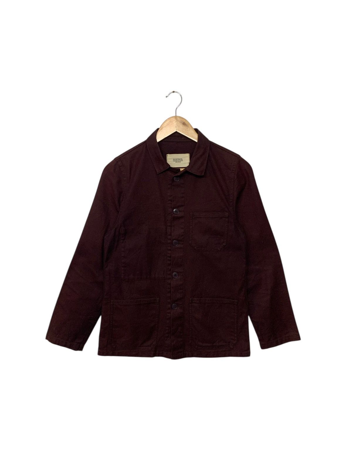 Zucca Rare Dark Brown🔥 Zucca Travail Button Up Jacket Size S / US 4 / IT 40 - 1 Thumbnail