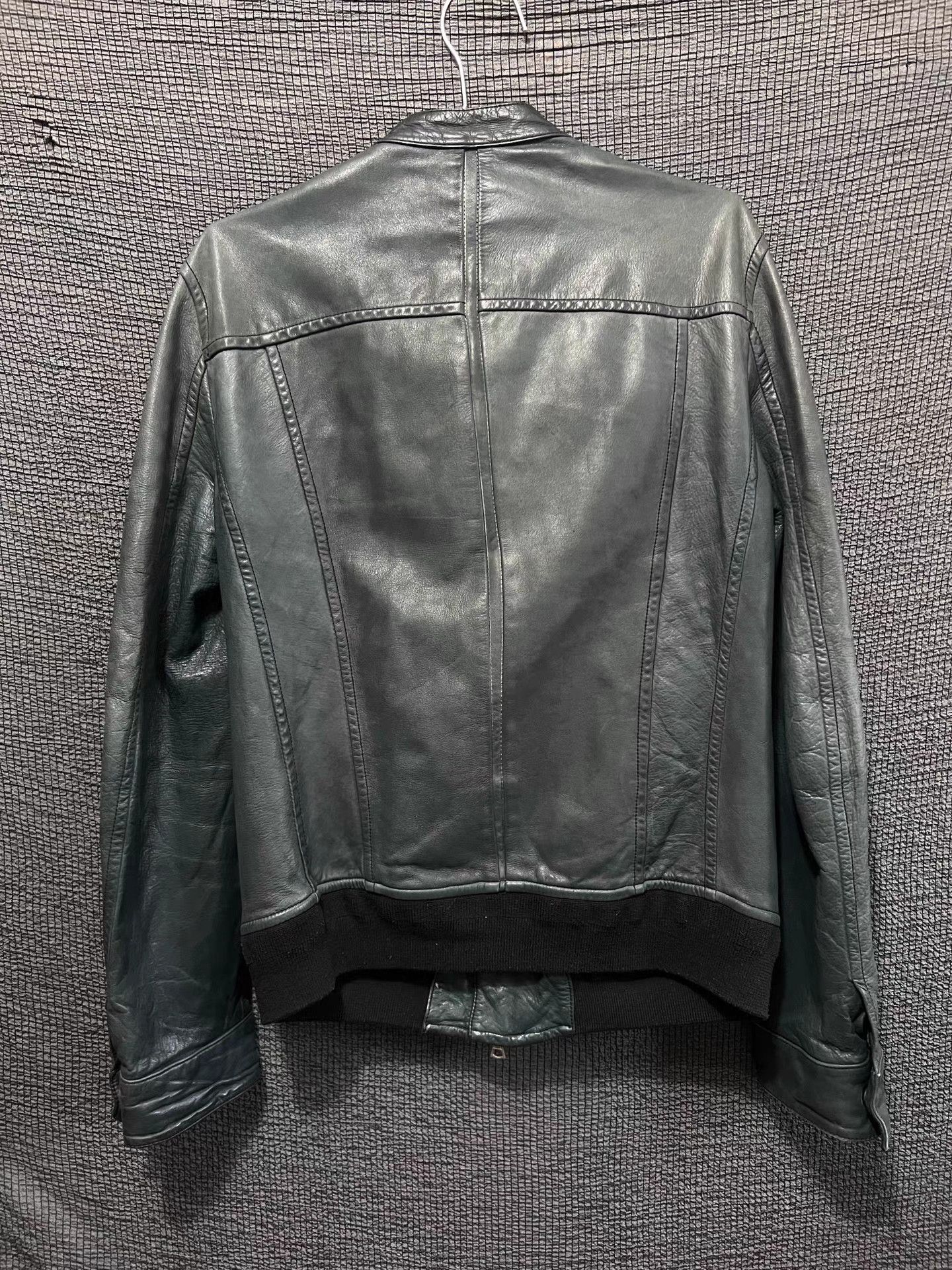 The Viridi-anne The Viridi Anne asymmetrical zip cowhide leather jacket Size US S / EU 44-46 / 1 - 2 Thumbnail