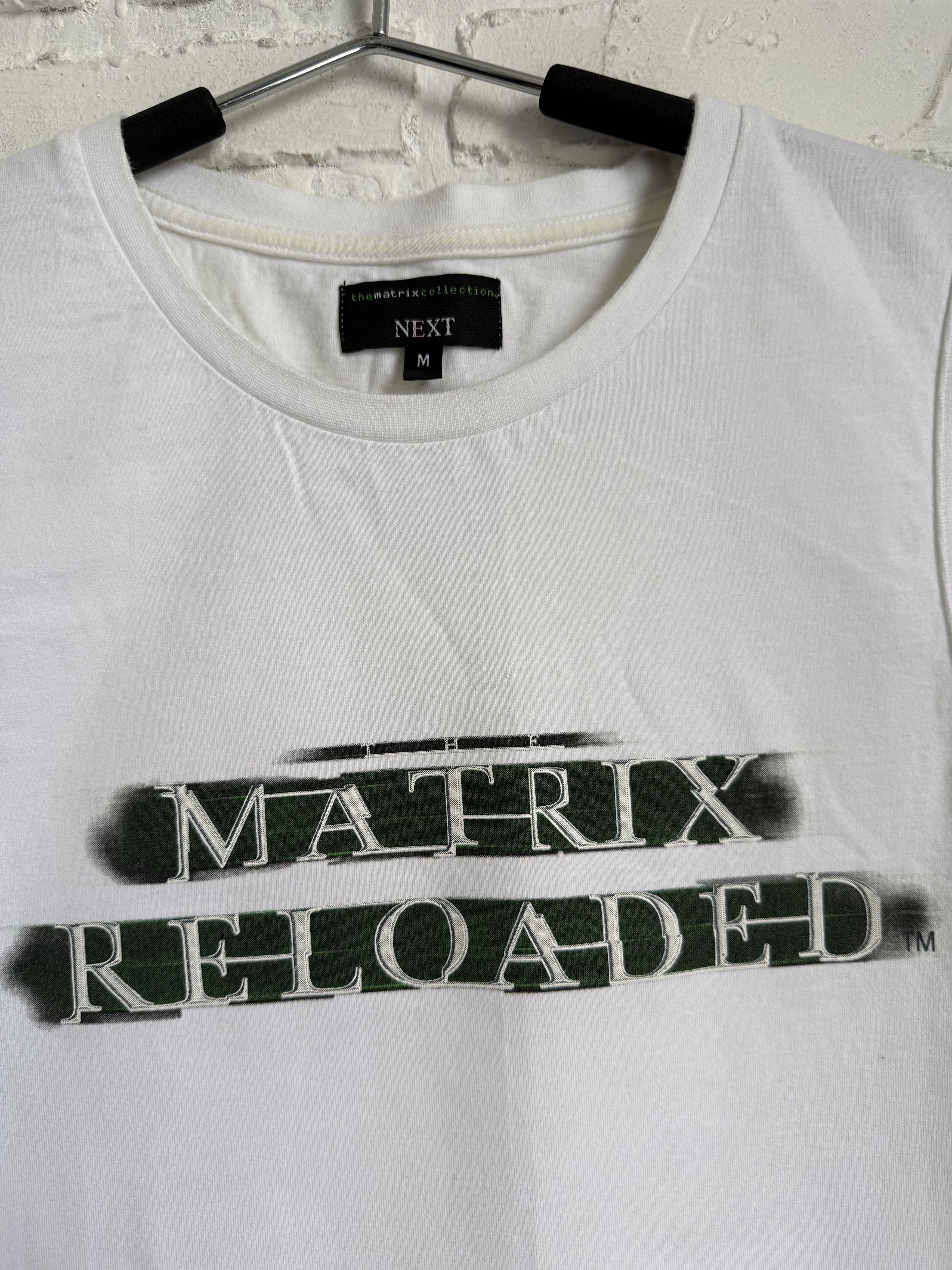 NEXT Vintage 2003 Next The Matrix Reloaded tank top t-shirt Size US M / EU 48-50 / 2 - 2 Thumbnail