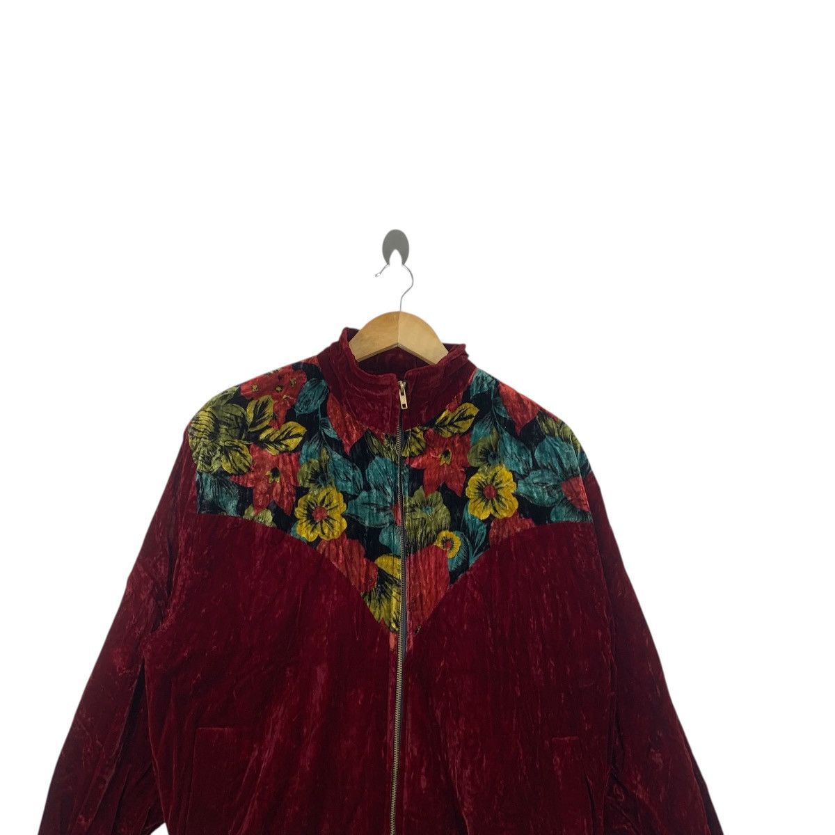 Vintage Vintage YUN FASHION JAPAN Floral Sukajan Bomber Jacket Size M / US 6-8 / IT 42-44 - 2 Thumbnail