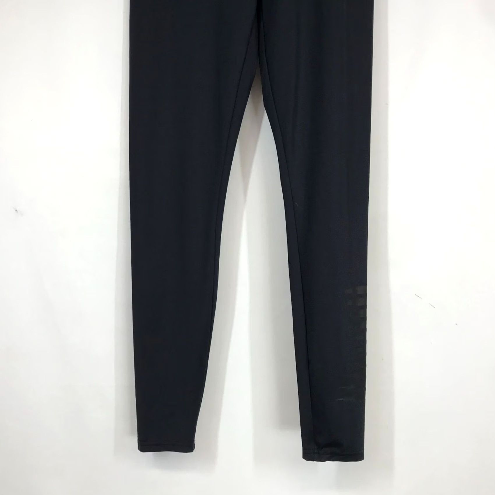 Vintage SAVAGE FENTY BLACK NYLON BLEND LEGGINGS PANTS Womens M Size 32" / US 10 / IT 46 - 6 Thumbnail